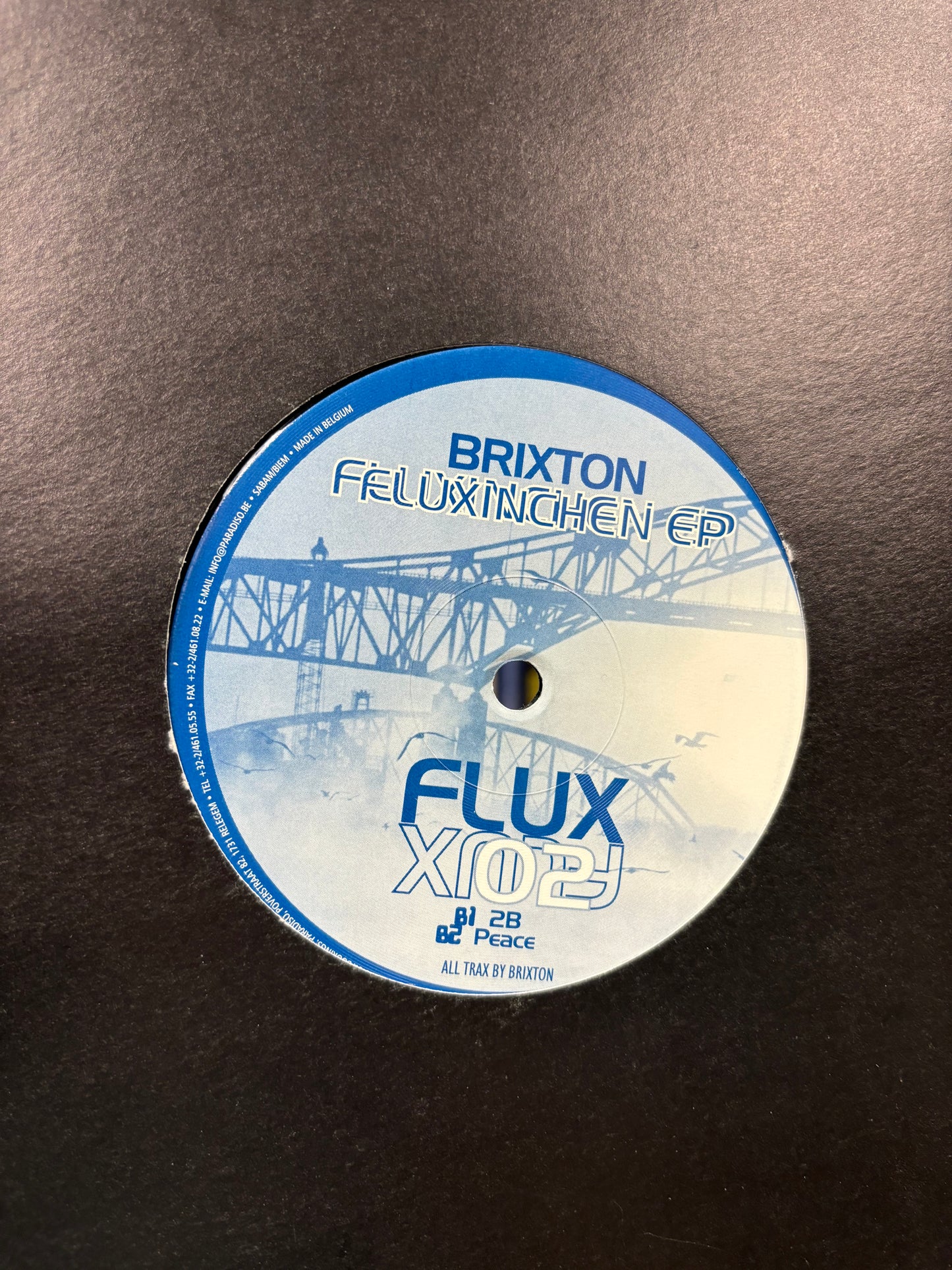 Brixton: Fluxinchen EP, 12inch, Only official pressing, Flux, Belgium 1998