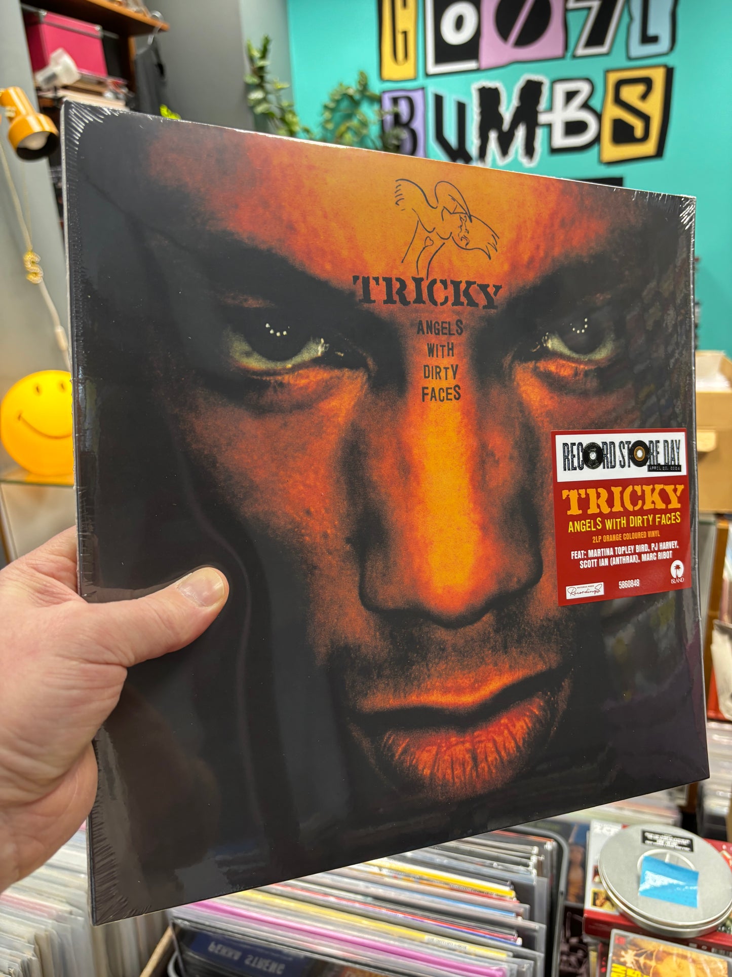 HULLU VARASTOALE -20%‼️‼️‼️ Tricky: Angels With Dirty Faces, 2LP, Orange vinyls, Record Store Day, Special Edition, Europe 2024