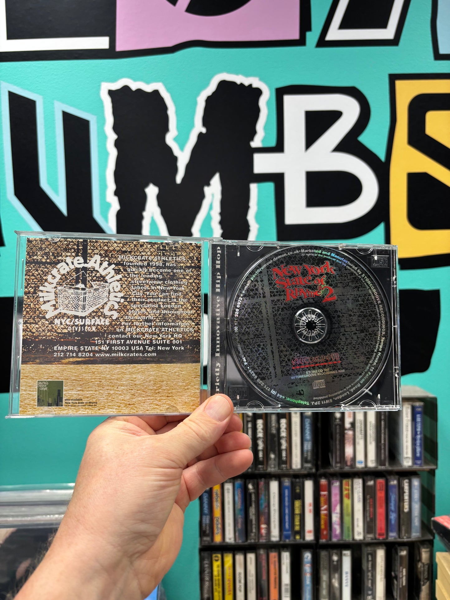 New York State Of Rhyme #2, CD, 1st pressing, Only CD pressing, Stonegroove Recordings, UK 1999