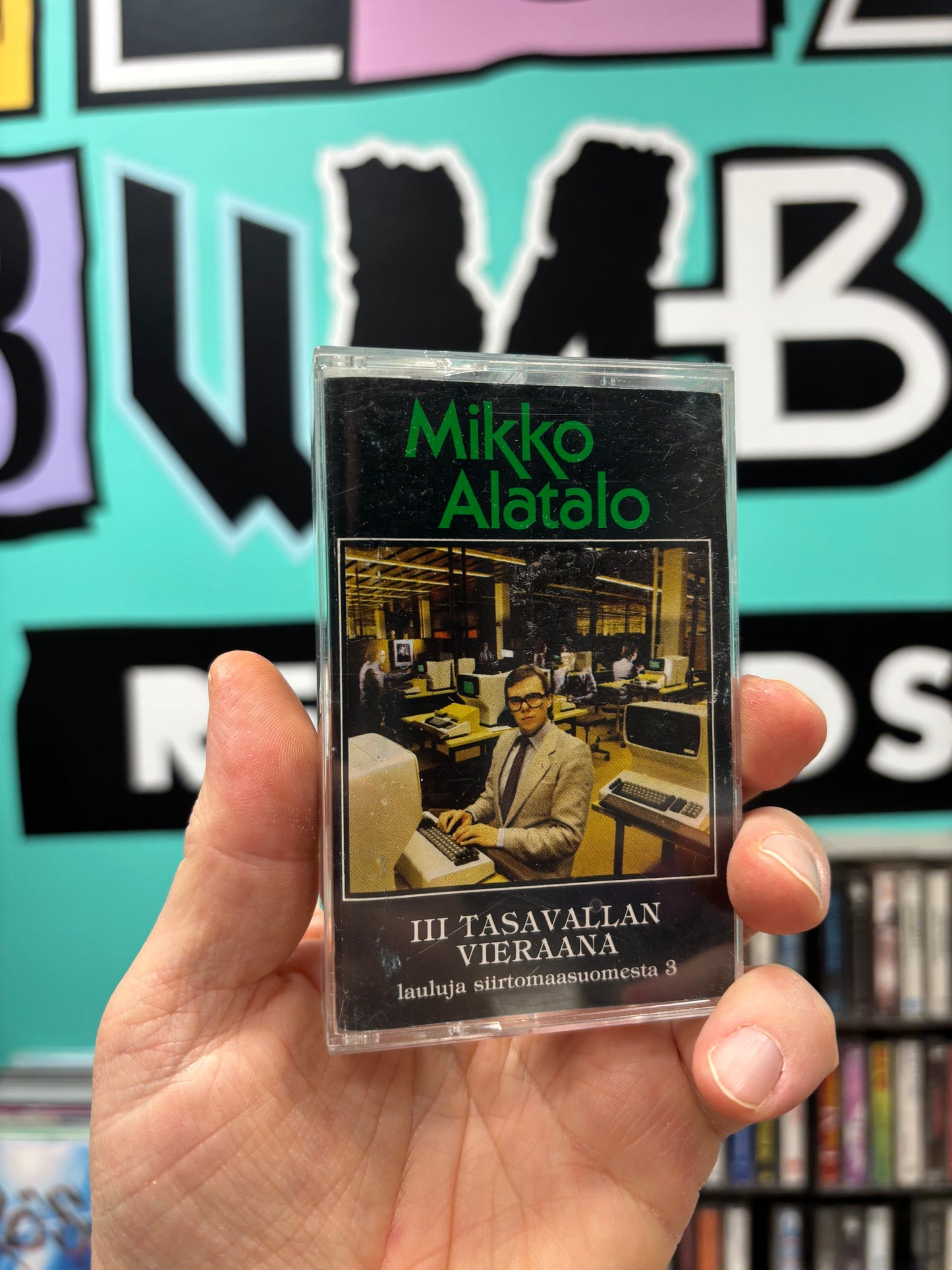 Mikko Alatalo: III Tasavallan vieraana, cassette, Only pressing cassette pressing, Hi-Hat, Finland 1982