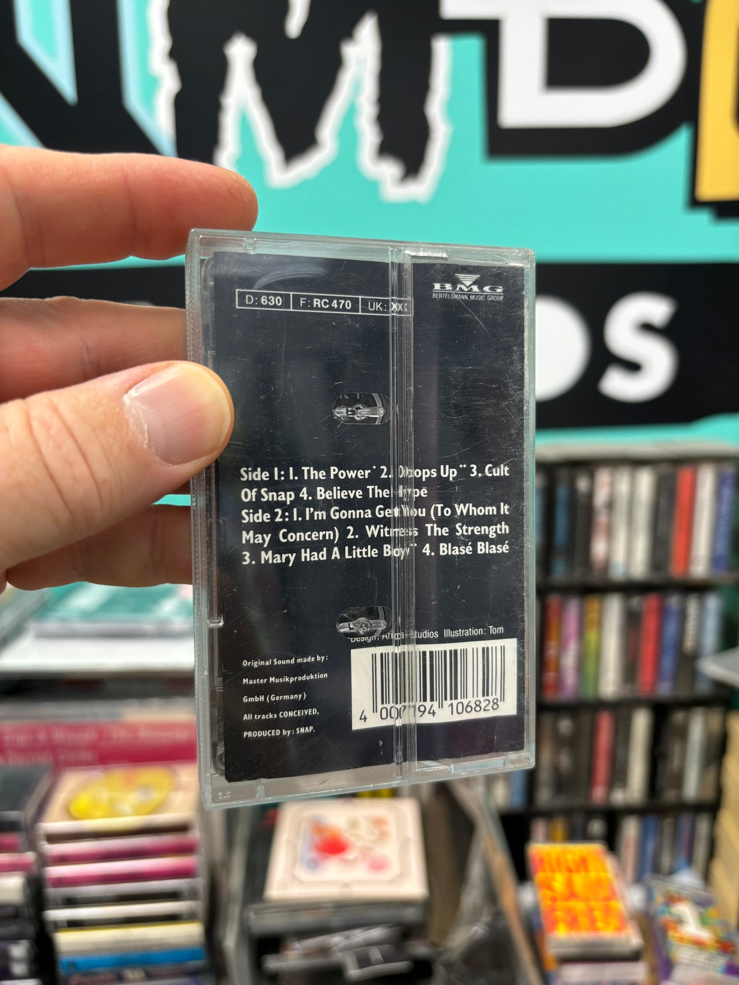 Snap!: World Power, C-cassette, Logic Records, Germany 1990