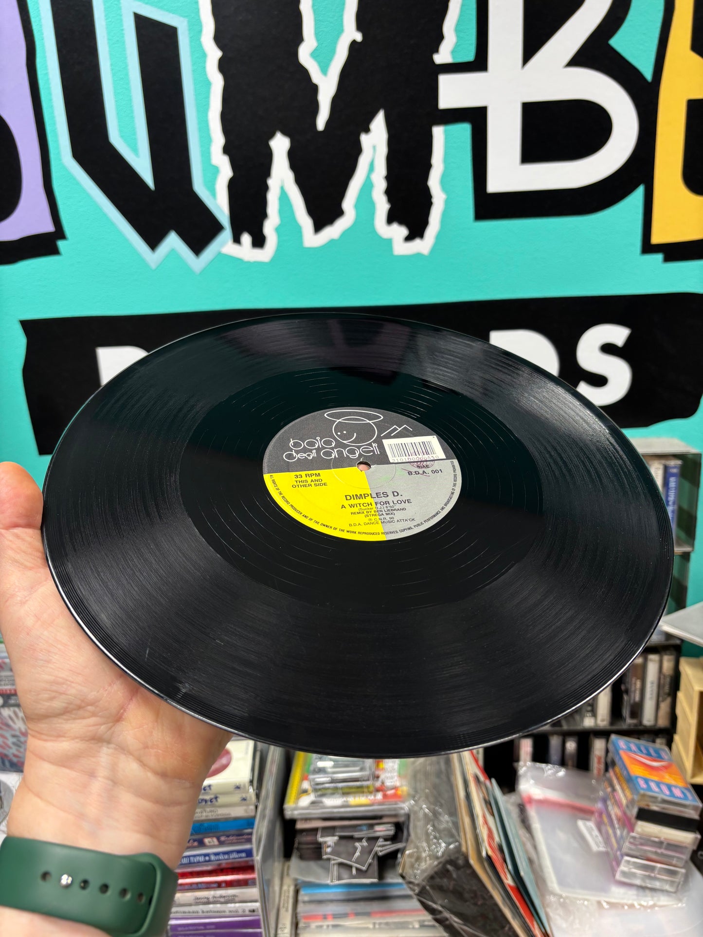 Dimples D. : A Witch For Love (Sucker DJ), 12inch, Baia Degli Angeli, Italy 1990