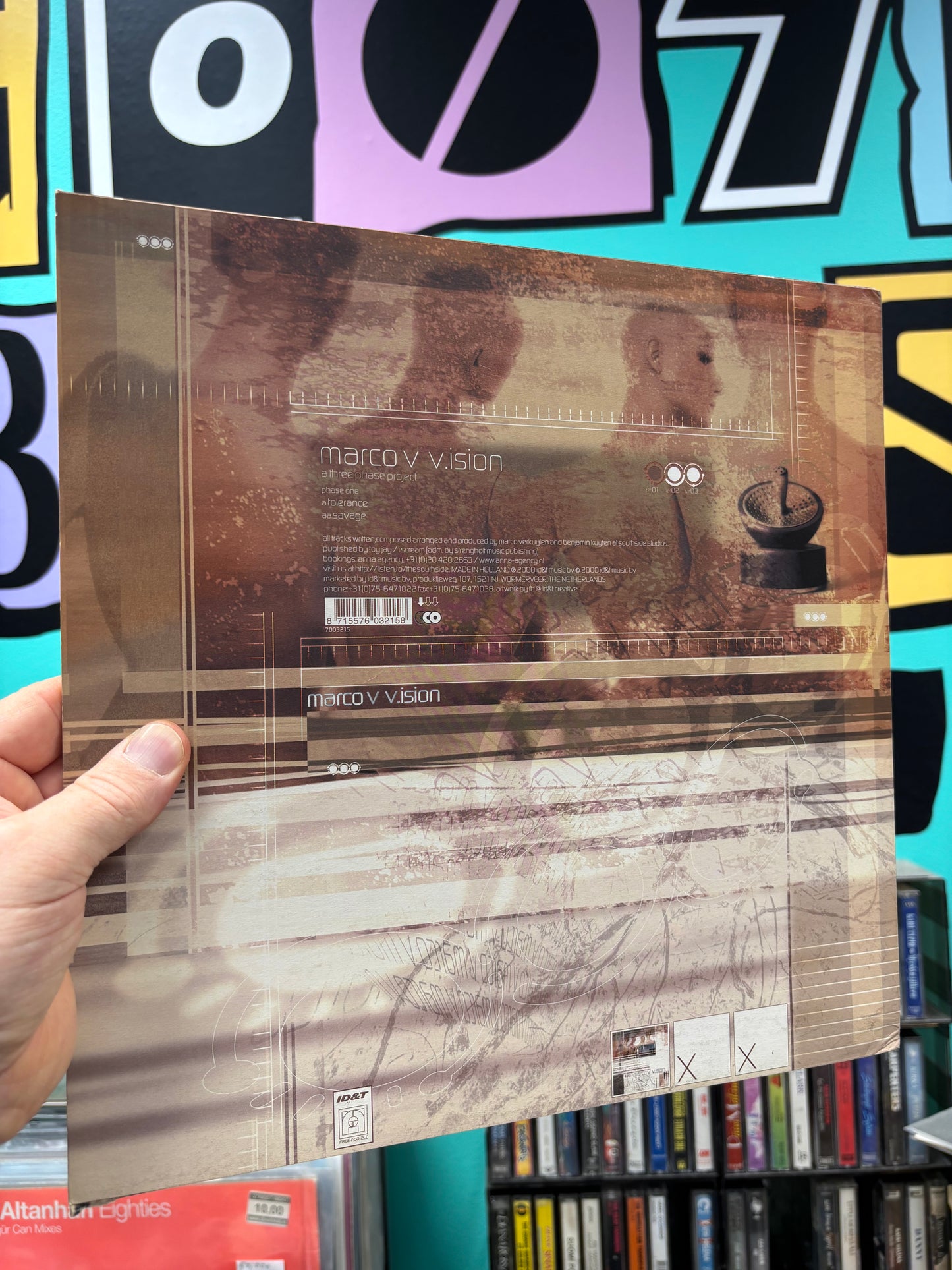 Marco V: V.ision (Phase One), 12inch, Only pressing, Free For All, Netherlands 2000