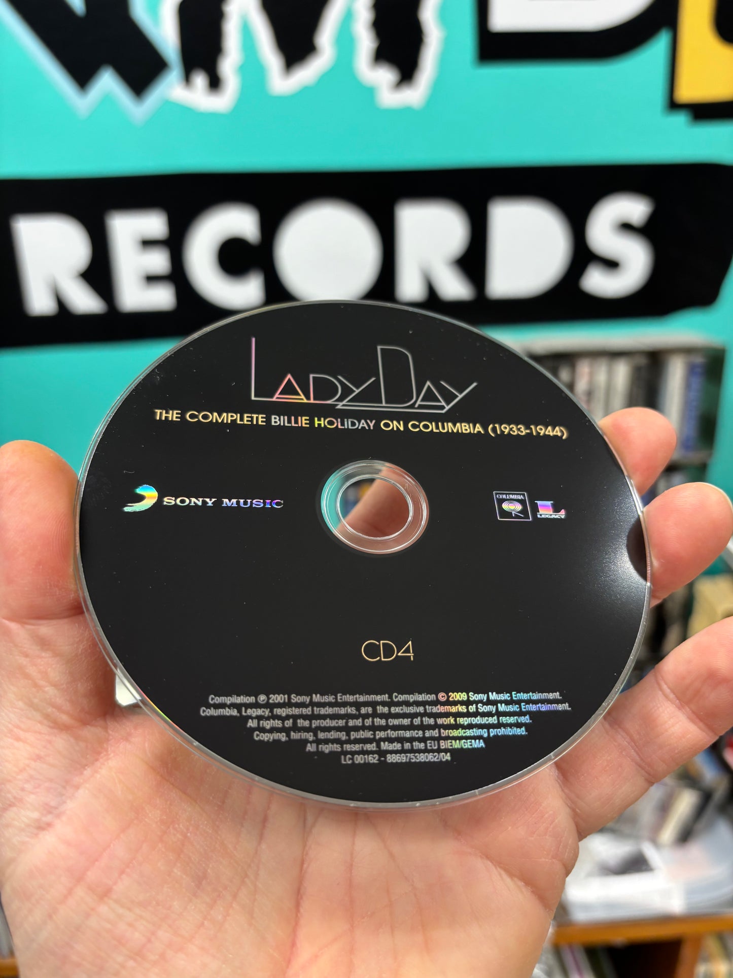 Billie Holiday: Lady Day - The Complete Billie Holiday On Columbia 1933-1944, reissue, remastered, Box Set, 10CD & book, Legacy, Sony Music, Columbia, Europe 2009