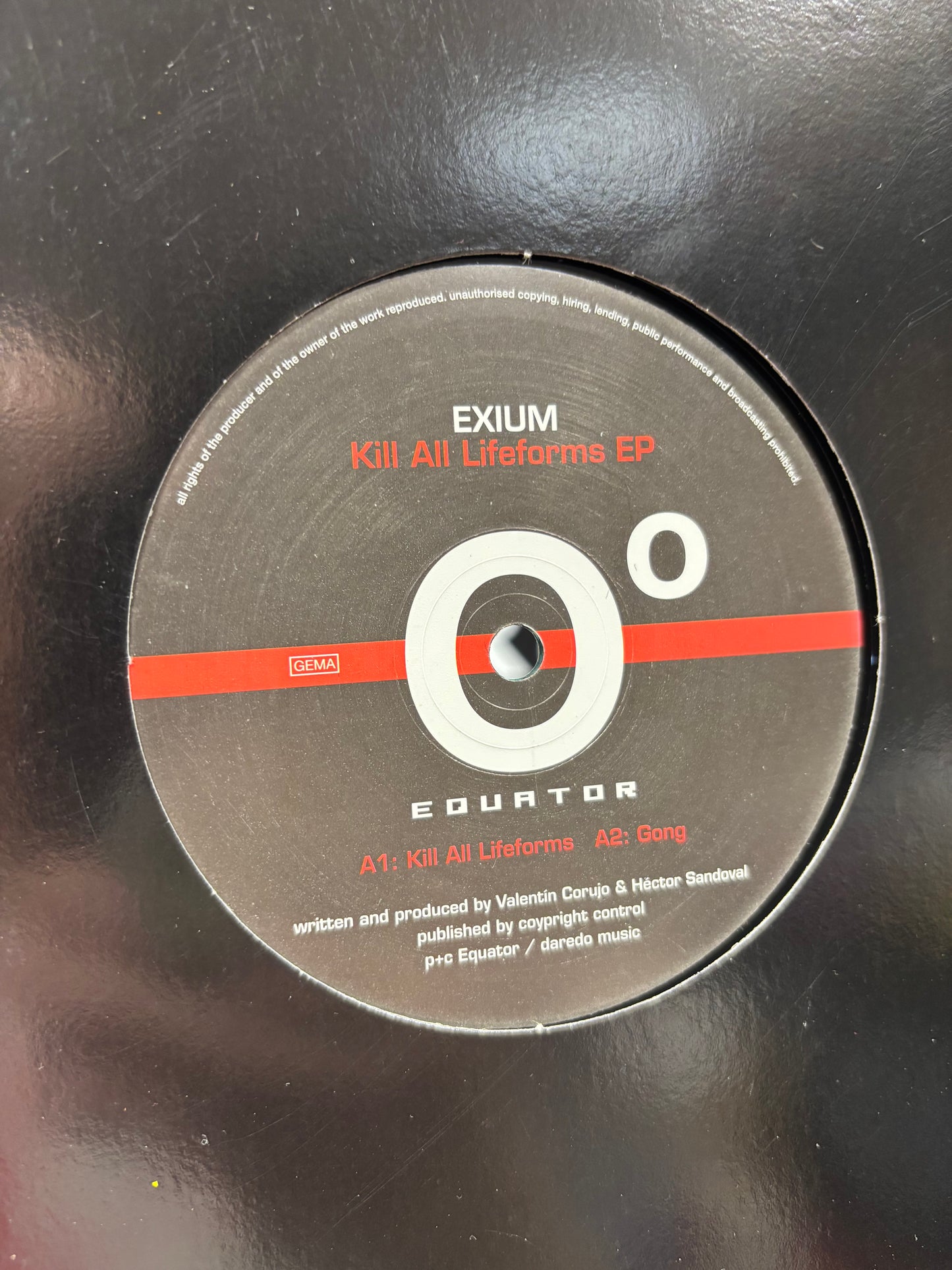 Exium: Kill All Lifeforms EP, 12inch, Only official pressing, Equator, Germany 2006