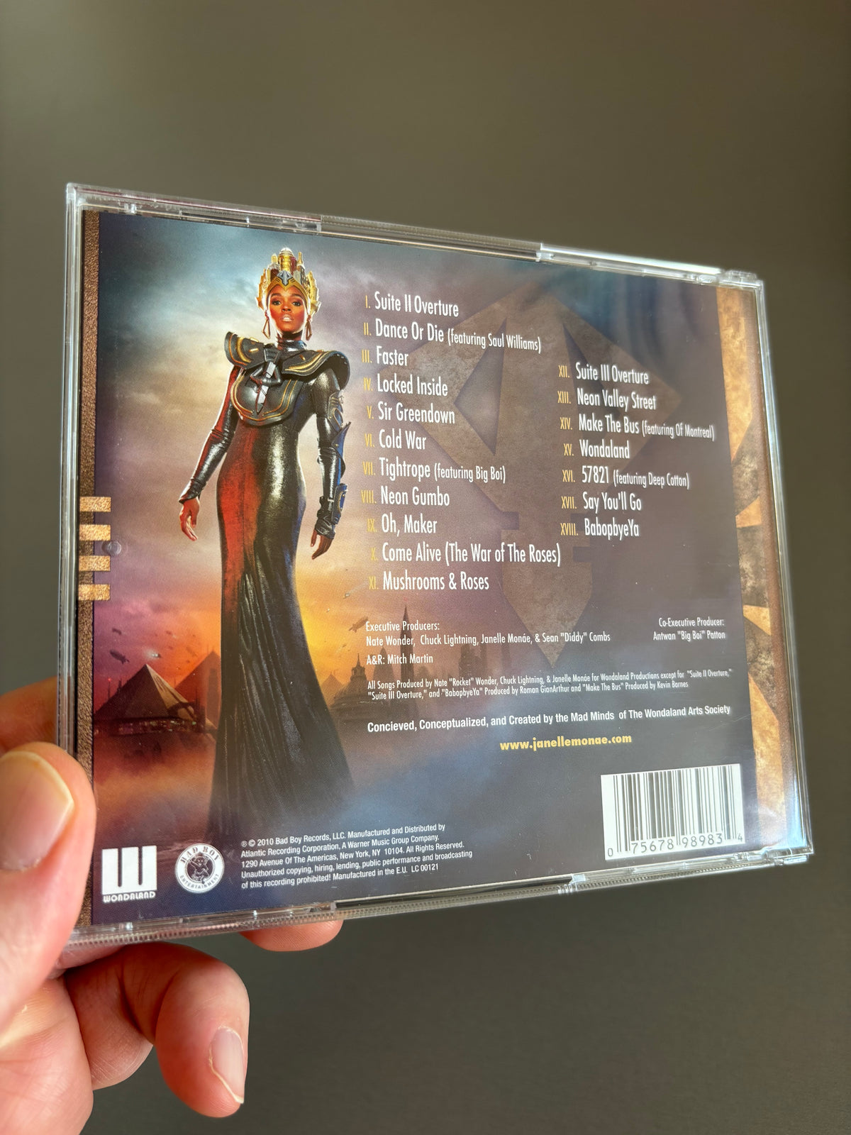 Janelle Monáe: The Archandroid, CD, Bad Boy Entertainment, Wondaland, Europe 2010