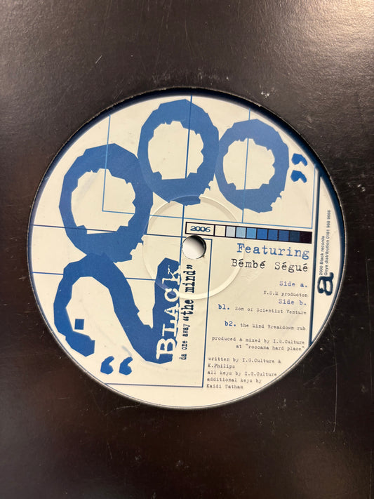 Da One Away feat. Bémbé Ségué: The Mind, 12inch, Only pressing, 2000 Black, UK 1999