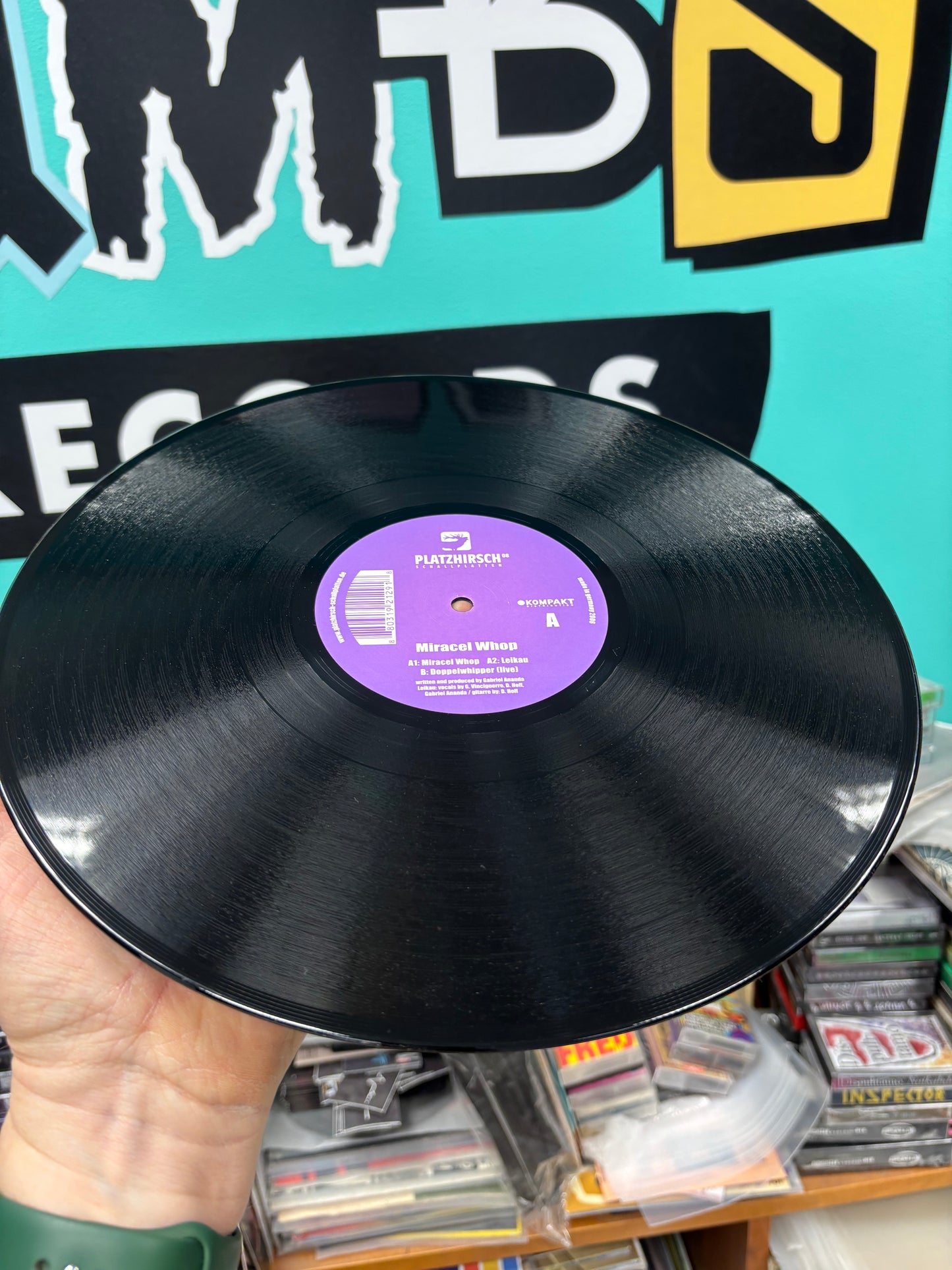 Gabriel Ananda: Miracel Whop, 12inch, Only official pressing, Platzhirsch Schallplatten, Germany 2006