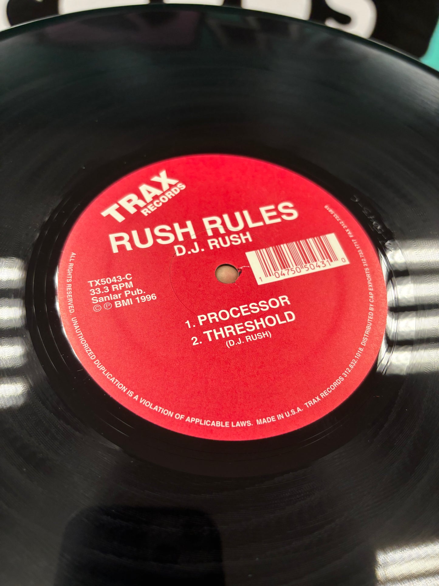 D.J. Rush: Rush Rules EP, reissue, 2x12inch, US 1999