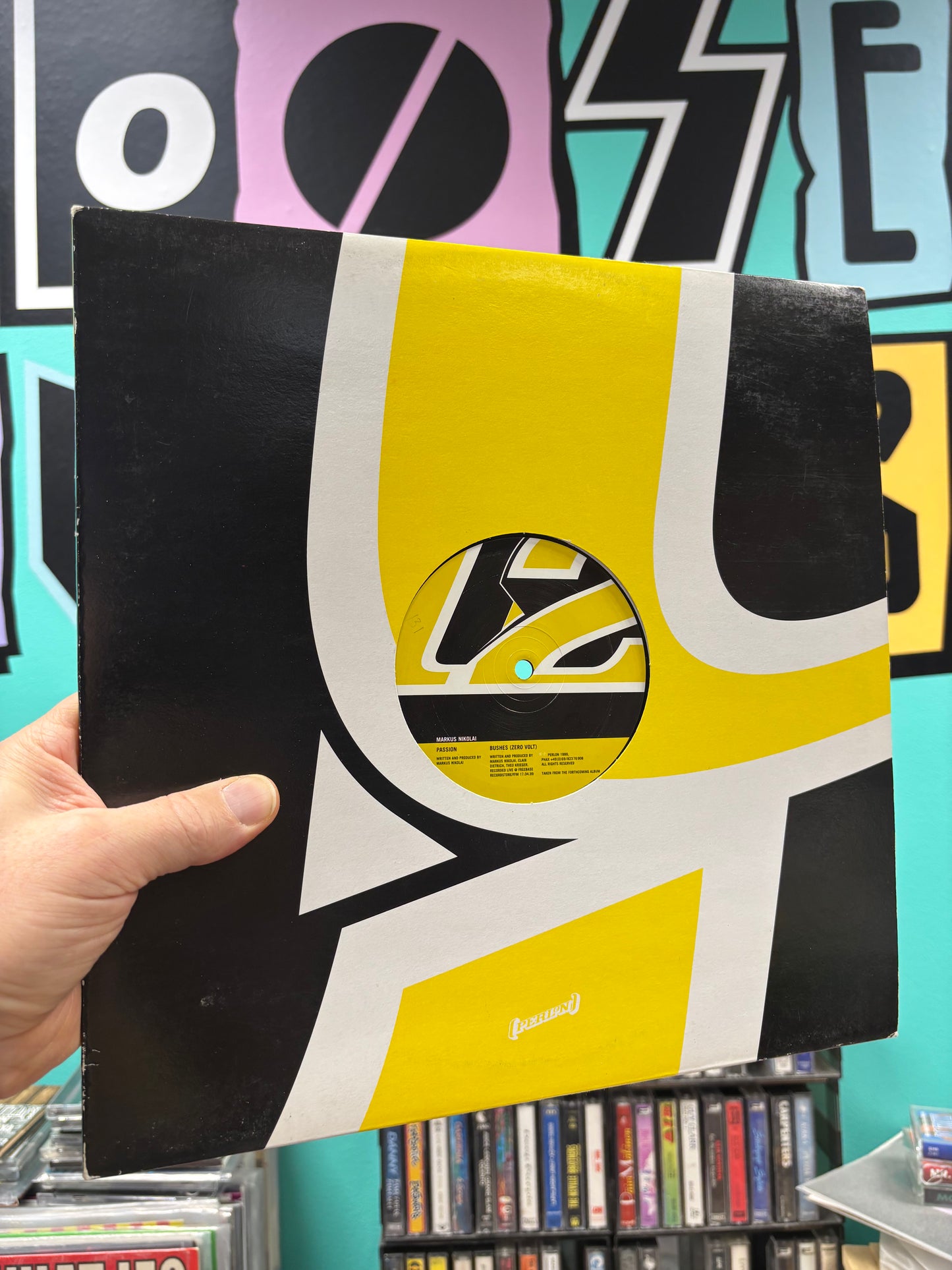 Markus Nikolai: Passion/Bushes, 12inch, 1st pressing, Perlon, Germany 1999