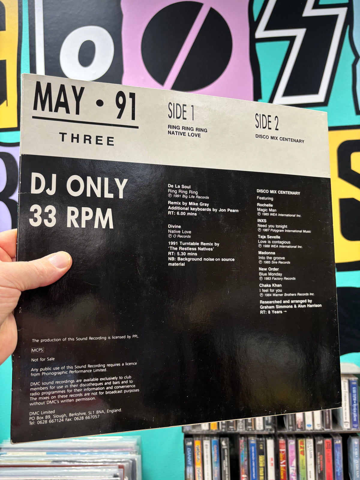 DMC - May 91 (Three), 12inch, DMC, UK 1991