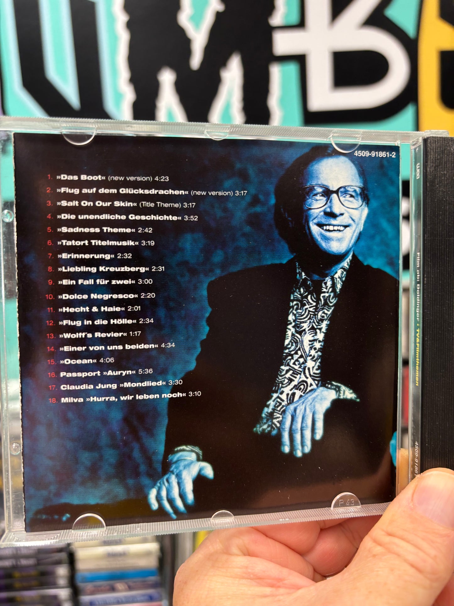 Klaus Doldinger - Film Ab: Doldinger - TV & Filmthemen, CD, 1st pressing, Compilation, WEA, Germany 1993