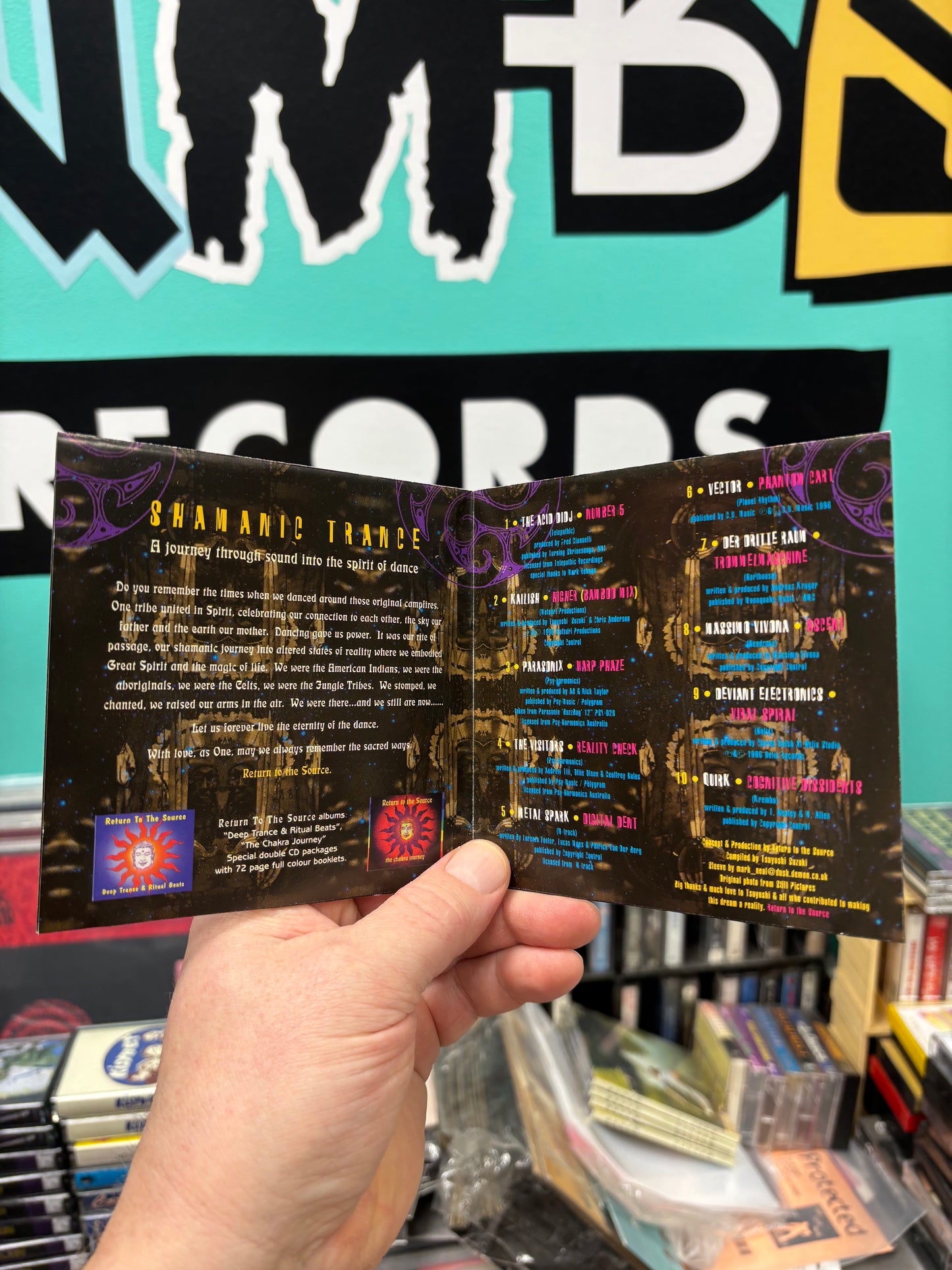 Tsuyoshi Suzuki: Shamanic Trance (Dada Funk Mix by Tsuyoshi Suzuki), CD, Return To The Source, UK 1996