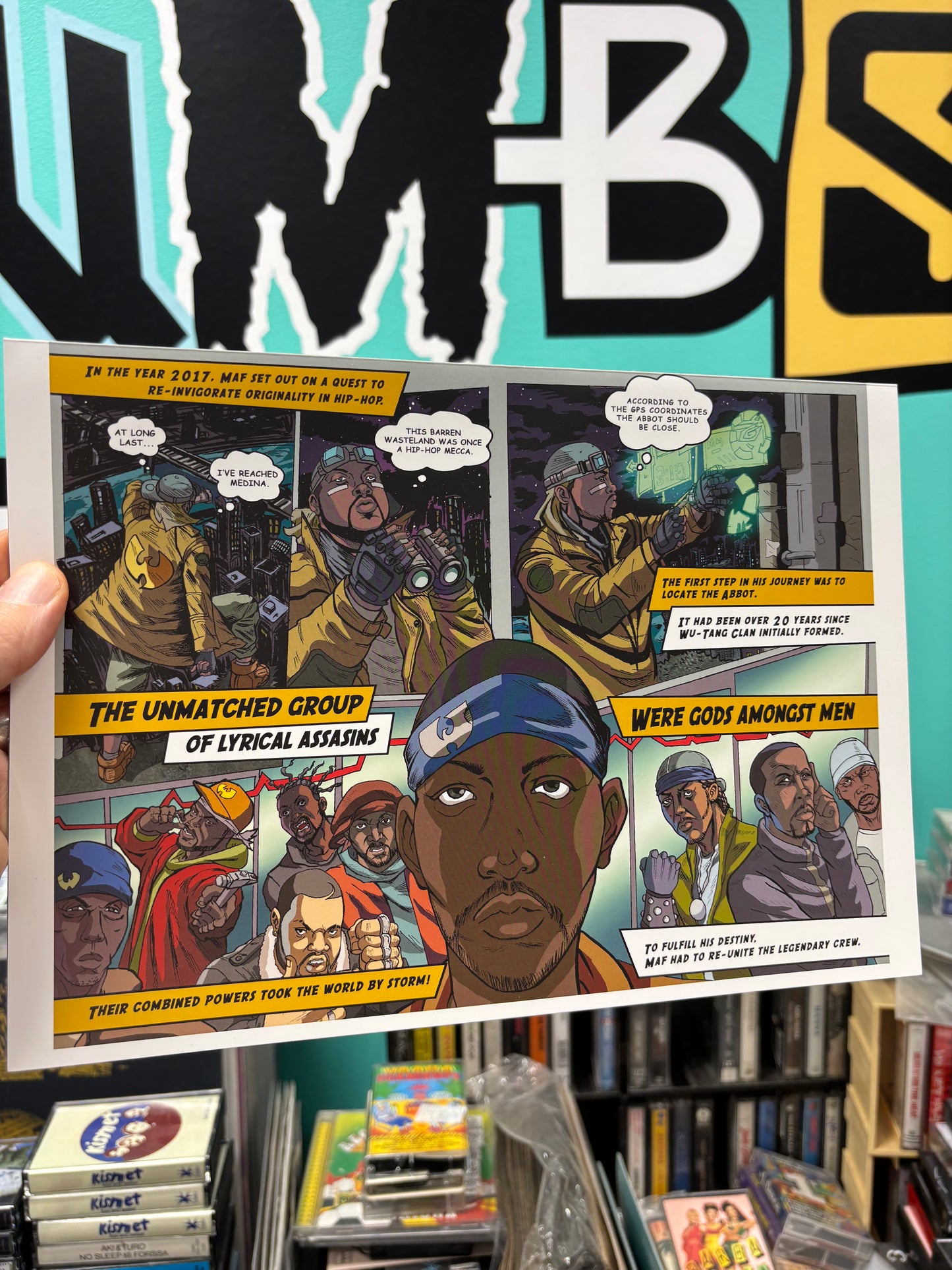 Wu-Tang: The Saga Continues, Box Set, CD, CD instrumentals, 2LP gatefold purple vinyl, cartoon, t-shirt, rolling paper, Limited Edition, 36 Chambers, eOne, SPV, UK & Europe 2017