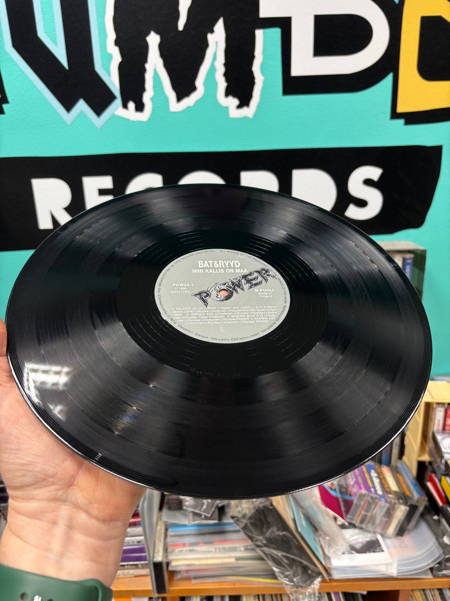 Bat & Ryyd: Niin Kallis On Maa…, LP, Only vinyl pressing, Power, Finland 1991