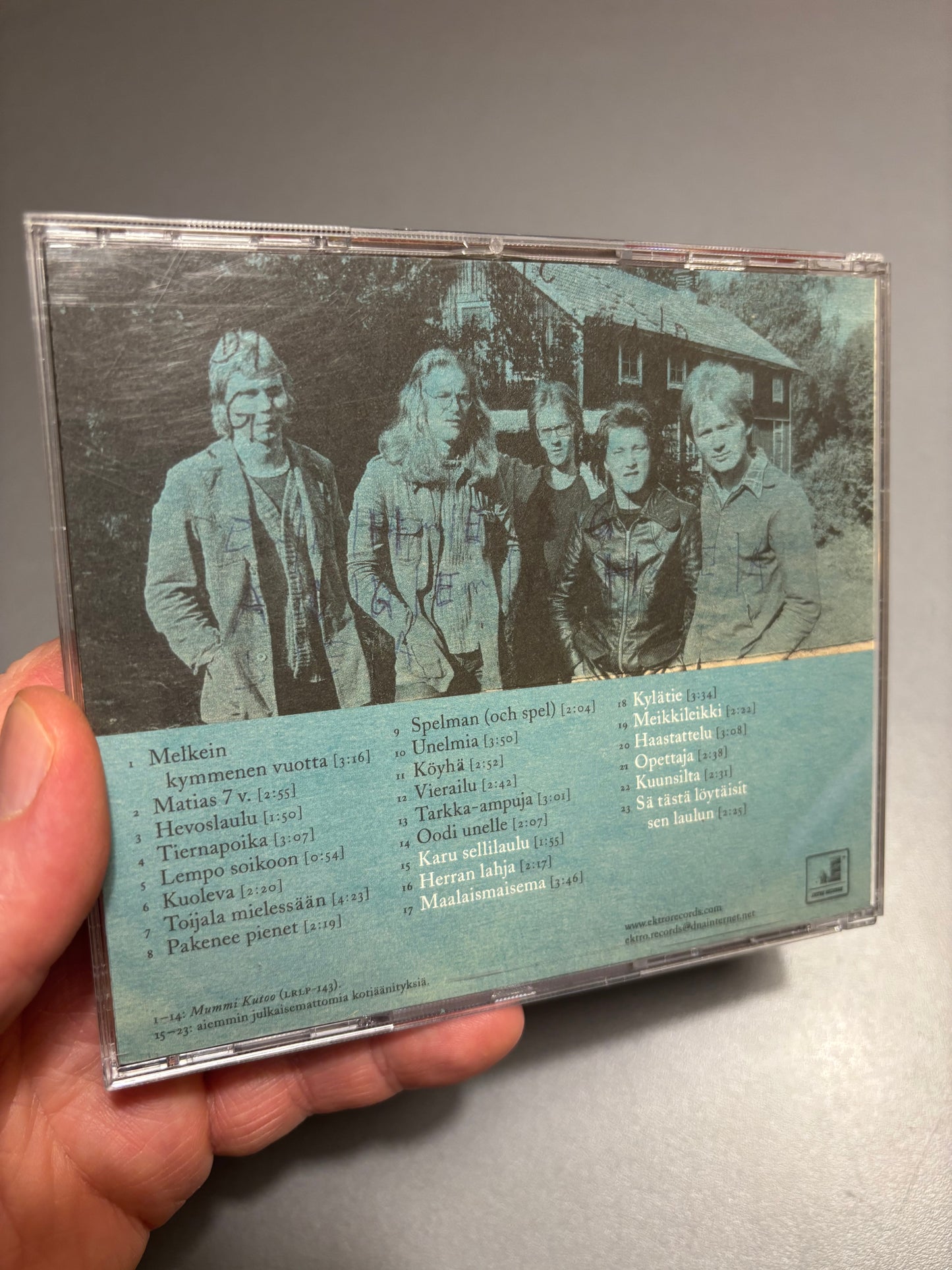 Mummi Kutoo: Mummi Kutoo, CD, compilation, reissue, Ektro Records, Finland 2003