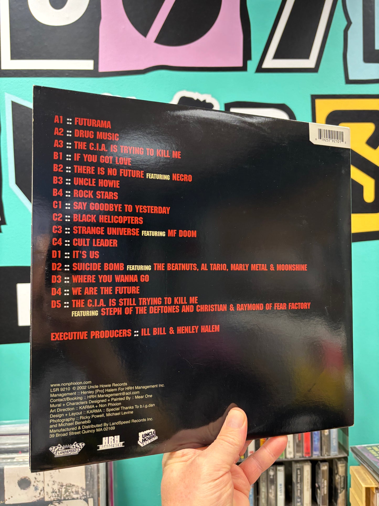 Non Phixion: The Future Is Now, 2LP, 1st pressing, gatefold, Landspeed Records, US 2002