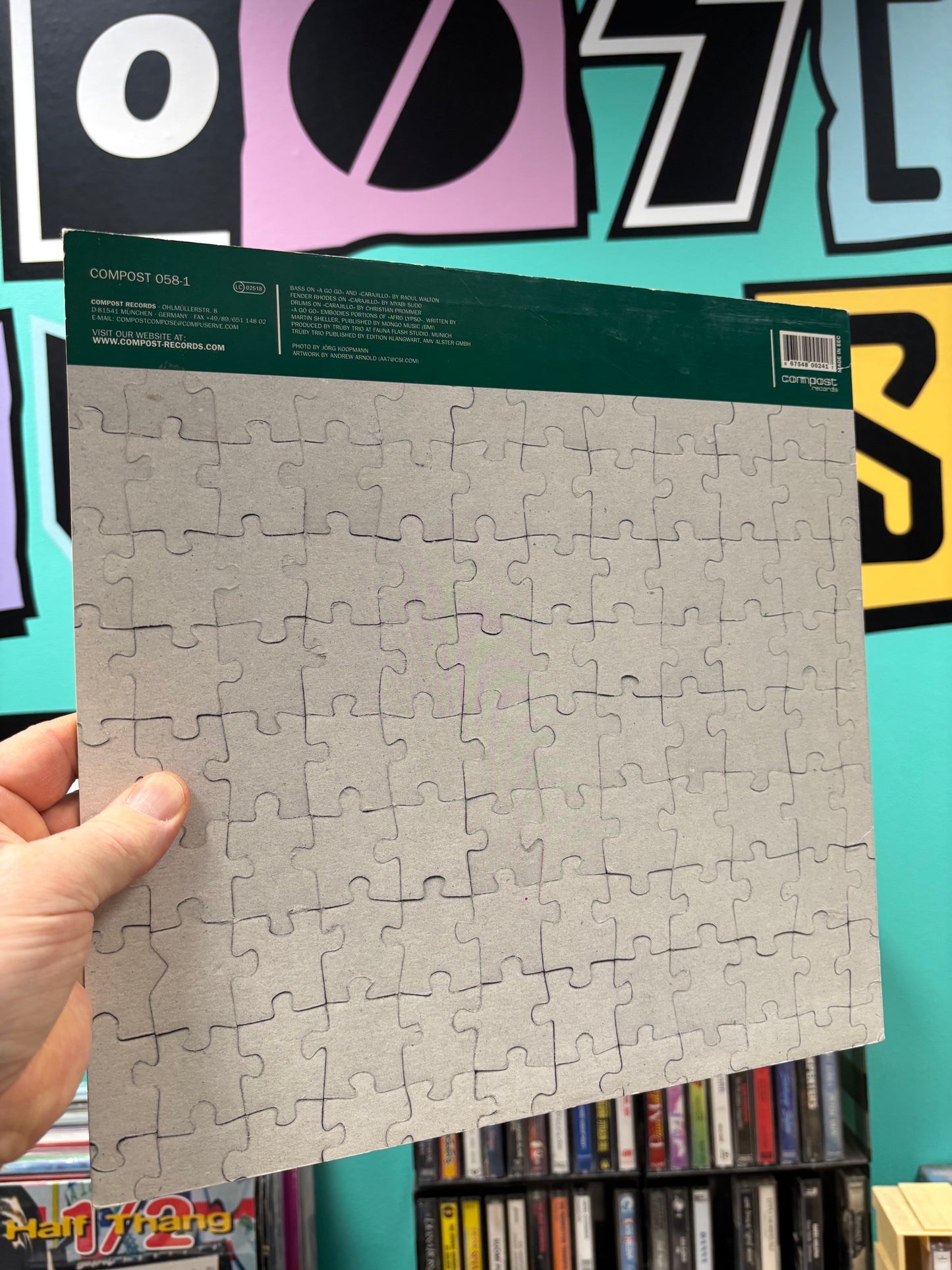 Trüby Trio: A-Go-Go/Carajillo, 12inch, Only official pressing, Compost Records, Germany 1999