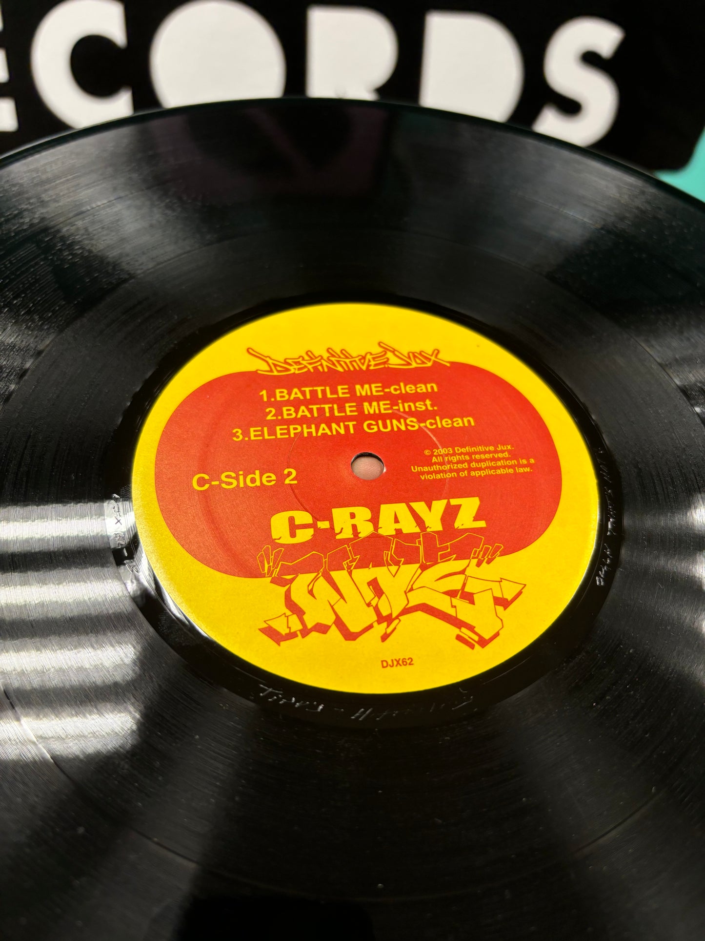 C-Rayz Walz: The Essence, 12inch, Only vinyl pressing, Definitive Jux, US 2003