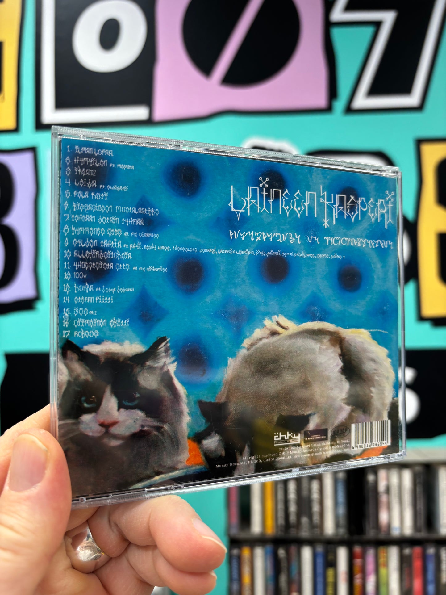 Laineen Kasperi: Vihapuheita ja rakkauslauluja, CD, Only CD pressing, Monsp Records, Finland 2018