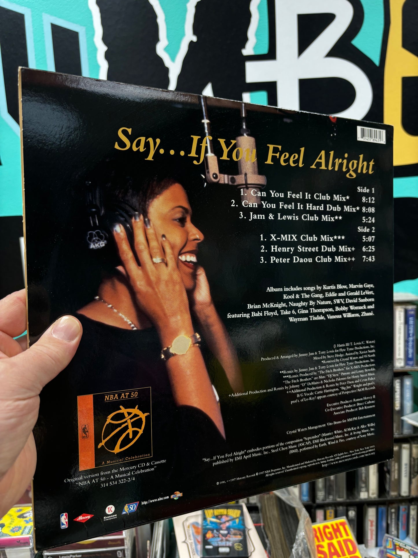 Crystal Waters: Say…If You Feel Alright, 12inch, Mercury, US 1997