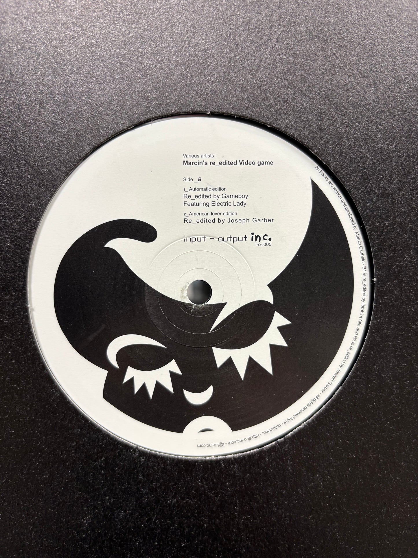 Marcin Czubala: Marcin’s Re_edited Video Game, 12inch, Only official pressing, Input - Output Inc., Sweden 2002