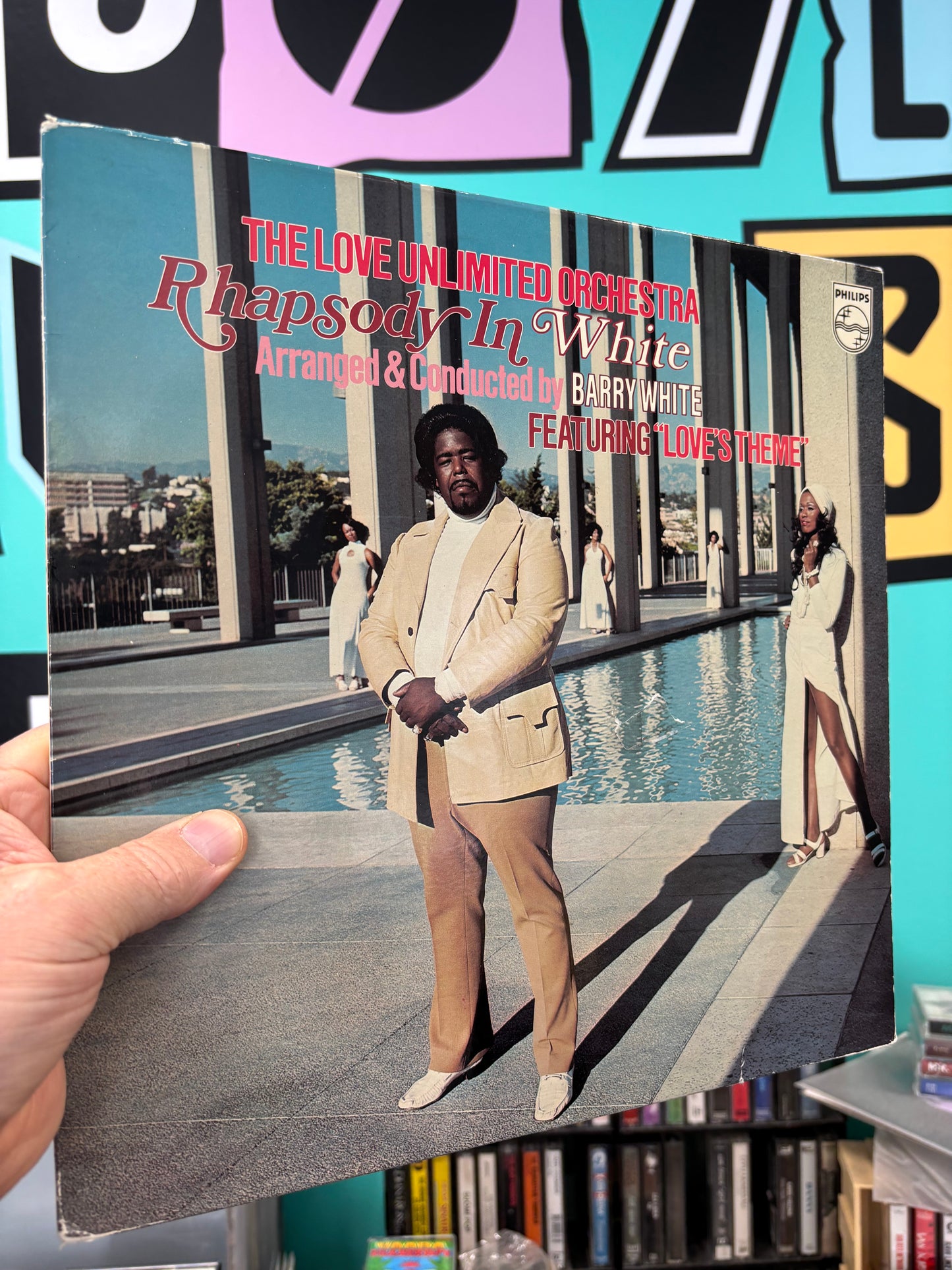 The Love Unlimited Orchestra: Rhapsody In White, reissue, Philips, Netherlands 1974