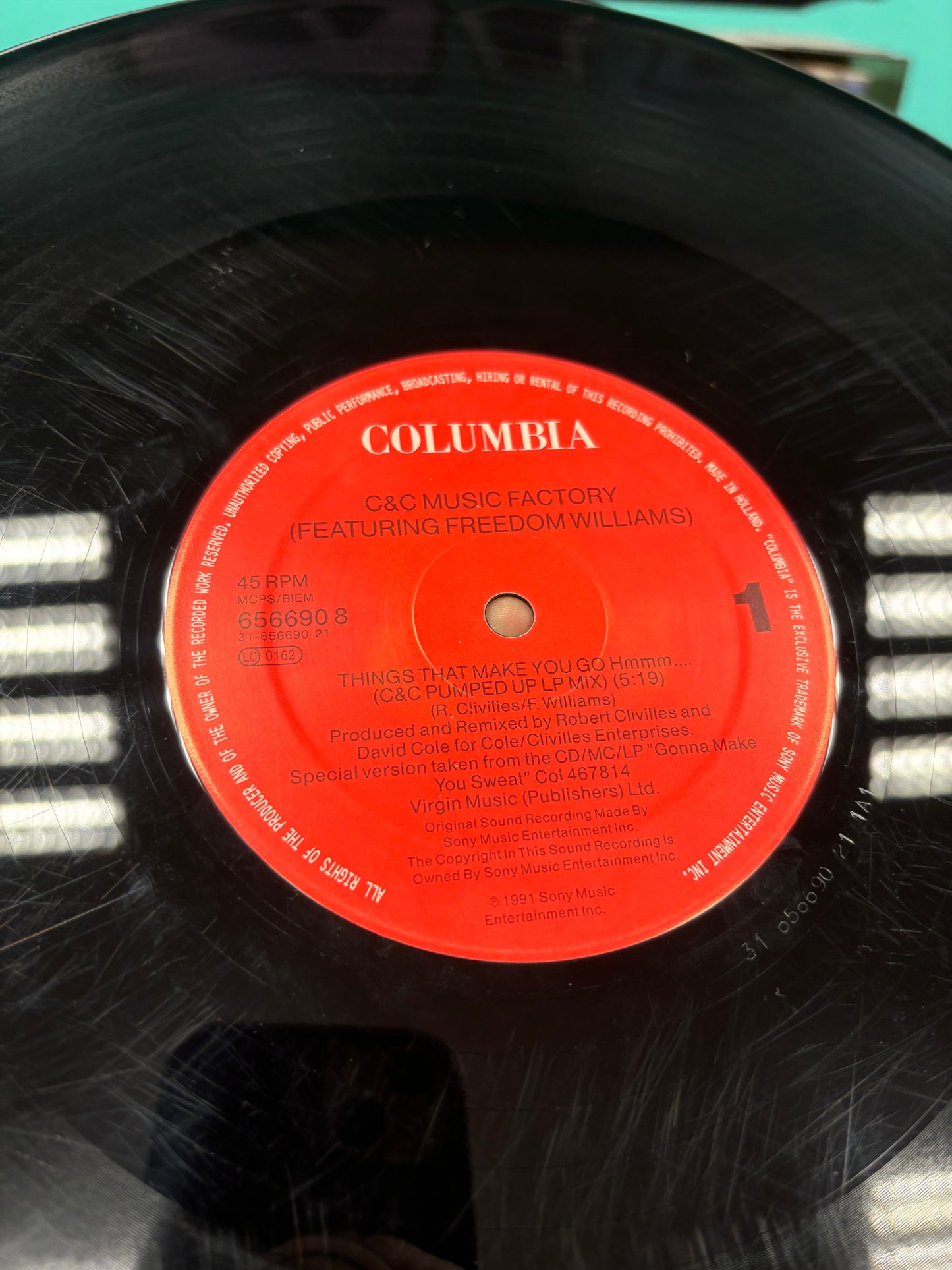 C + C Music Factory: Things That Make You Go Hmmm…, 12inch, Columbia, UK 1991