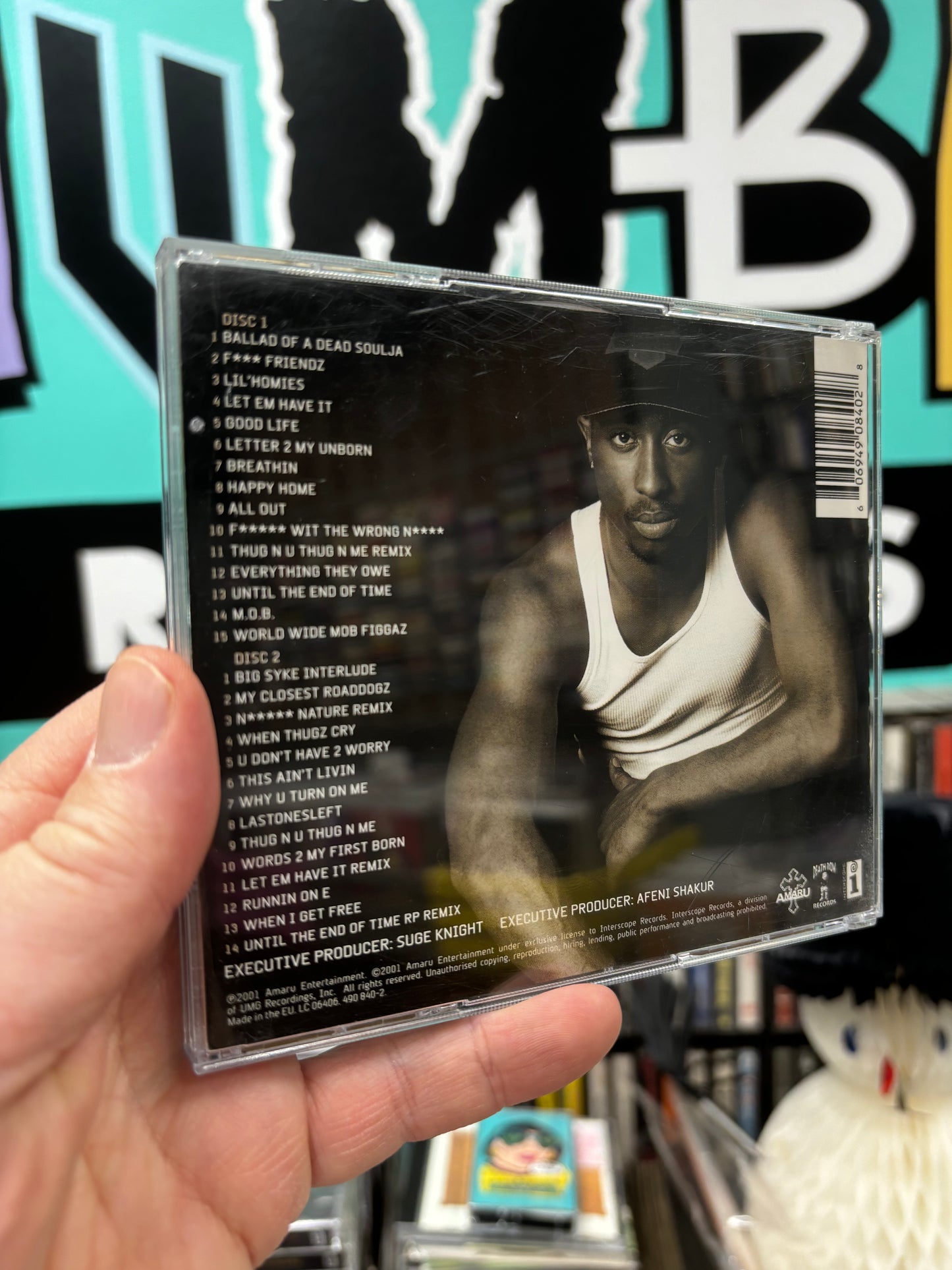 2Pac: Until The End Of Time, 2CD, Europe 2001