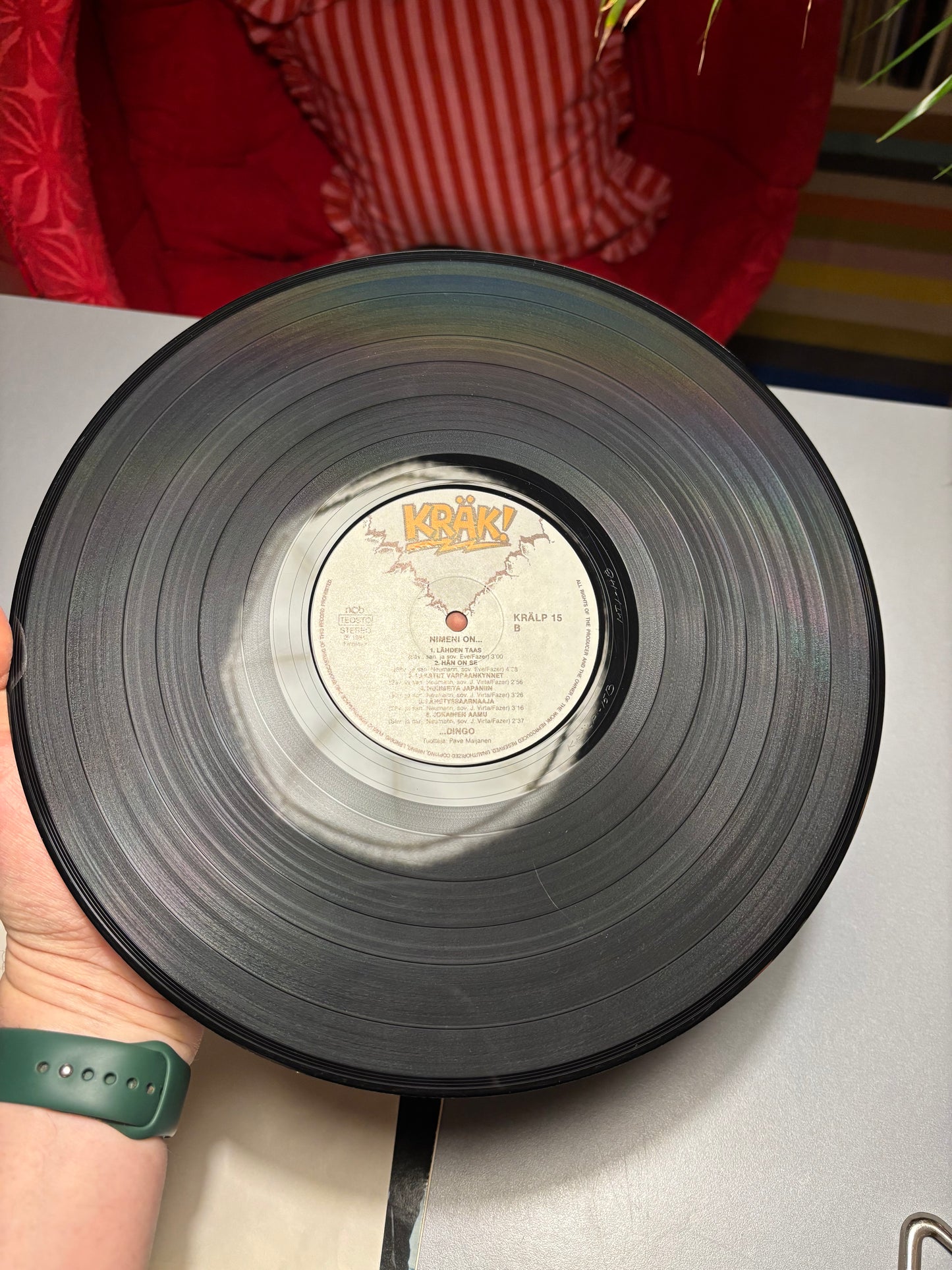 Dingo: Nimeni on Dingo, LP, 1st pressing, Kräk!, Finland 1984