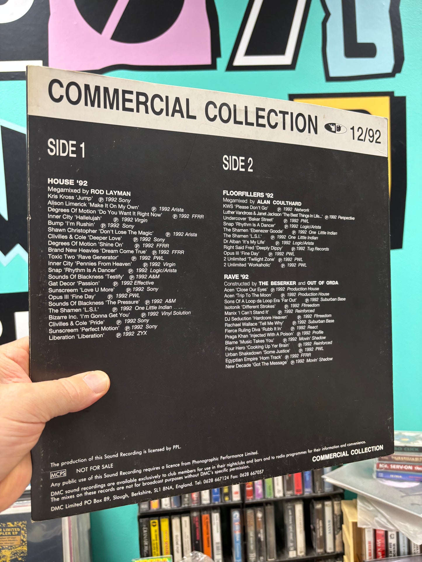 DMC - Commercial Collection 12/92, 12inch, Only pressing, DMC, UK 1992