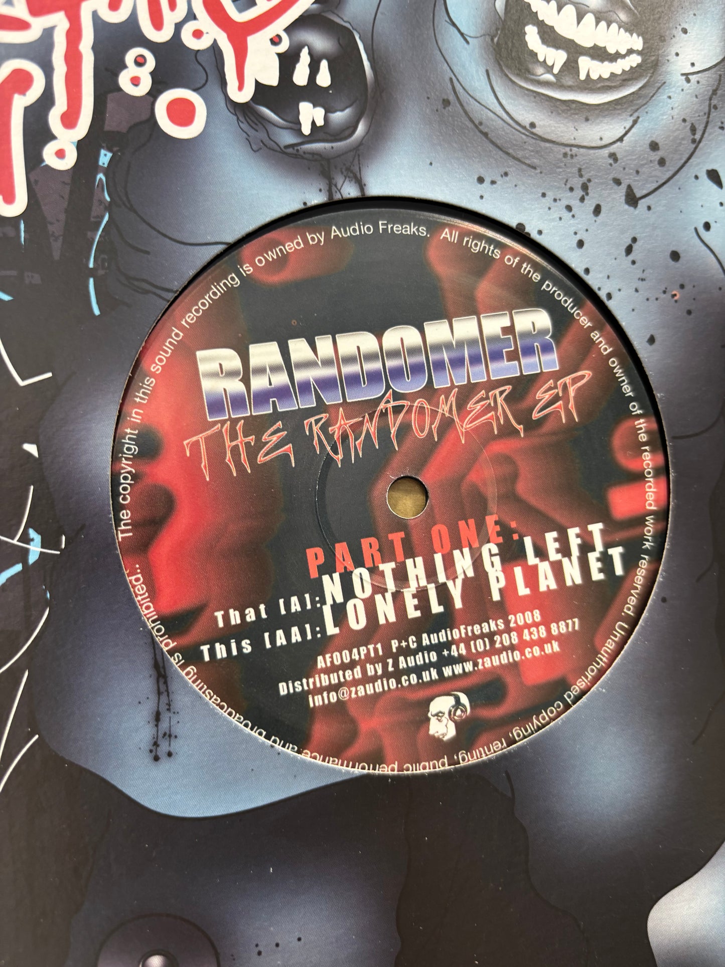 Randomer: The Randomer EP Part One, 12inch, Only official pressing, Audio Freaks, UK 2008