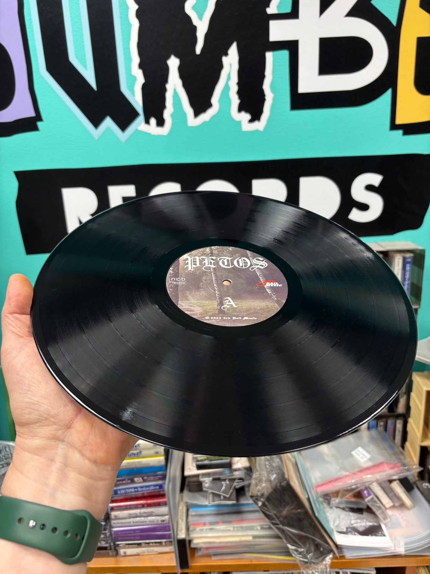 Petos: Petos, LP, 1st pressing, Black vinyl, 3rd Rail Music, Finland 2025