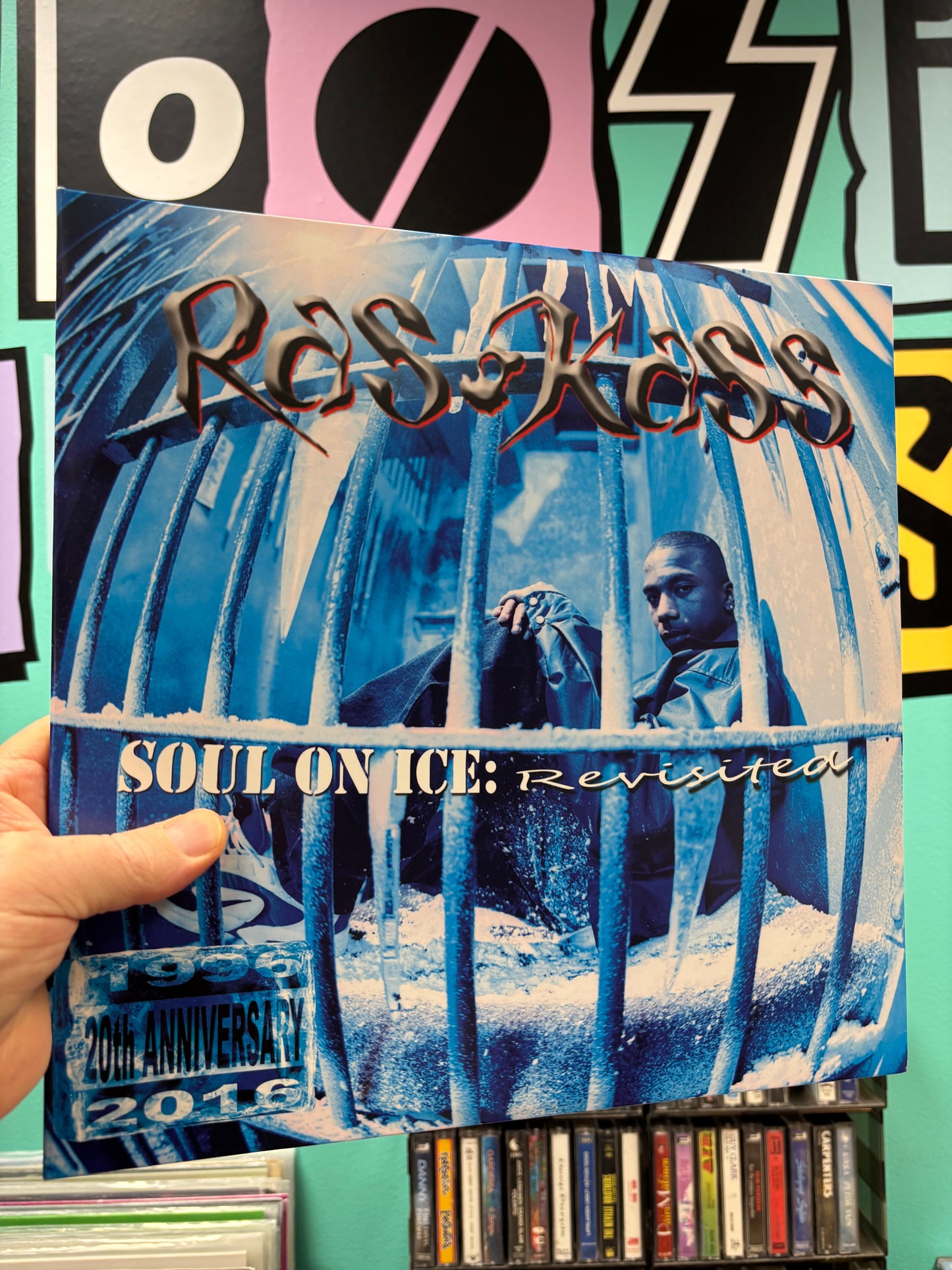 Ras Kass: Soul On Ice - Revisited, 20th Anniversary Edition, 2LP, gatefold, blue/white splatter, CD, Inlay, Limited Edition, Blackhouse Records, US 2016