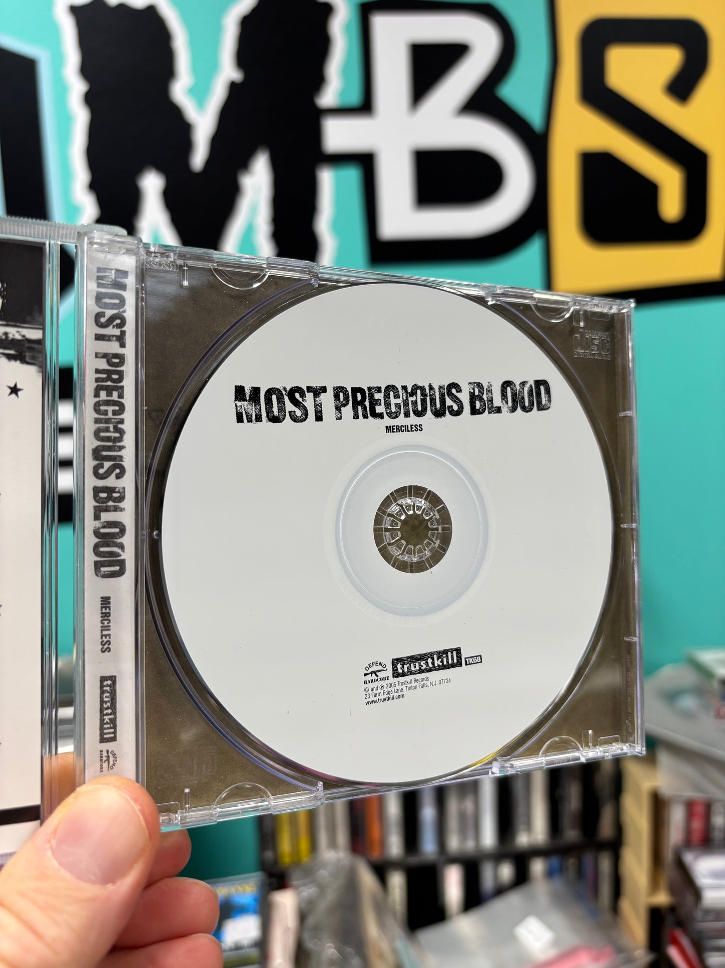Most Precious Blood: Merikeskus, CD, 1st pressing, Trustkill Records, US 2005