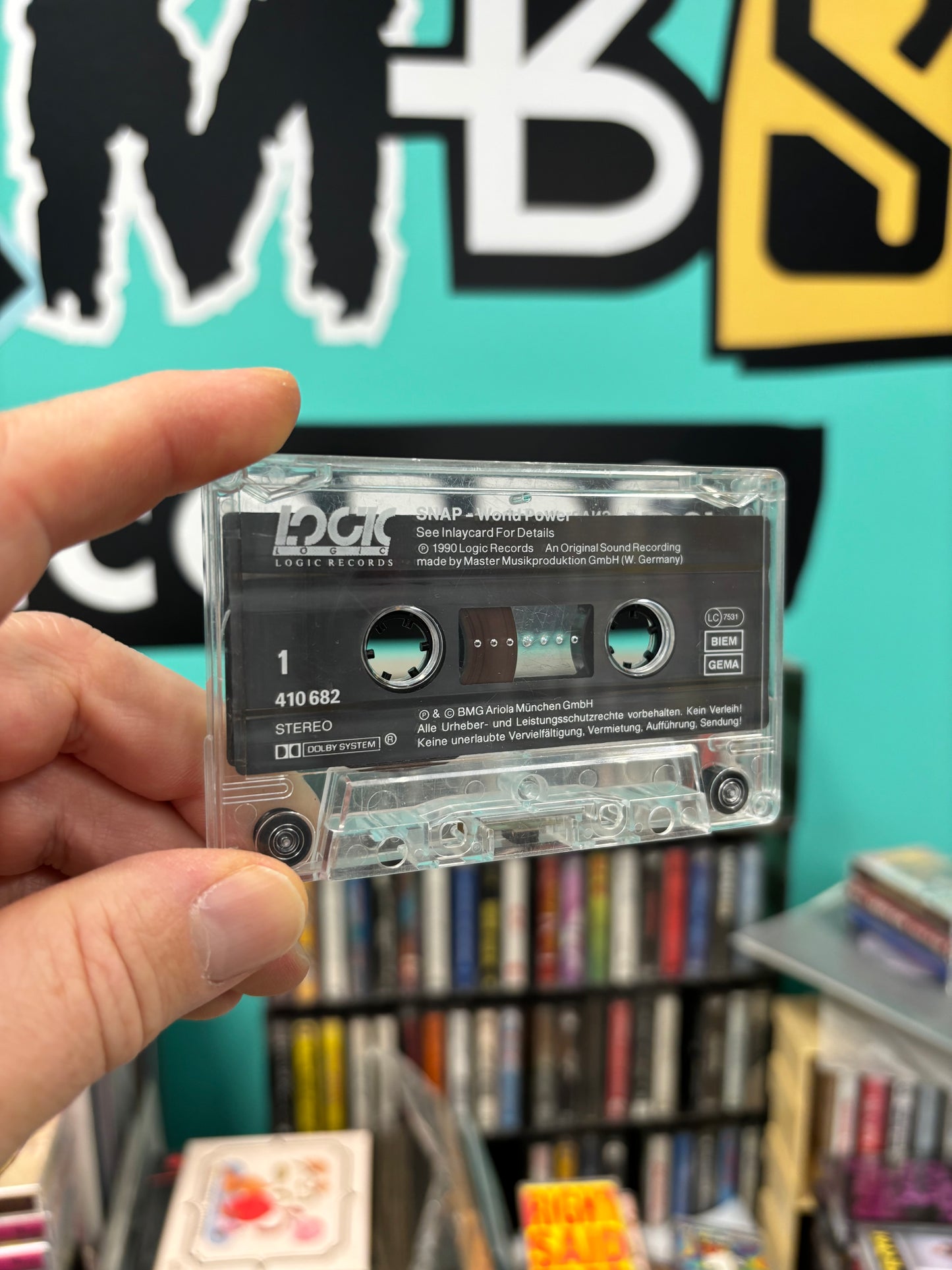 Snap!: World Power, C-cassette, Logic Records, Germany 1990