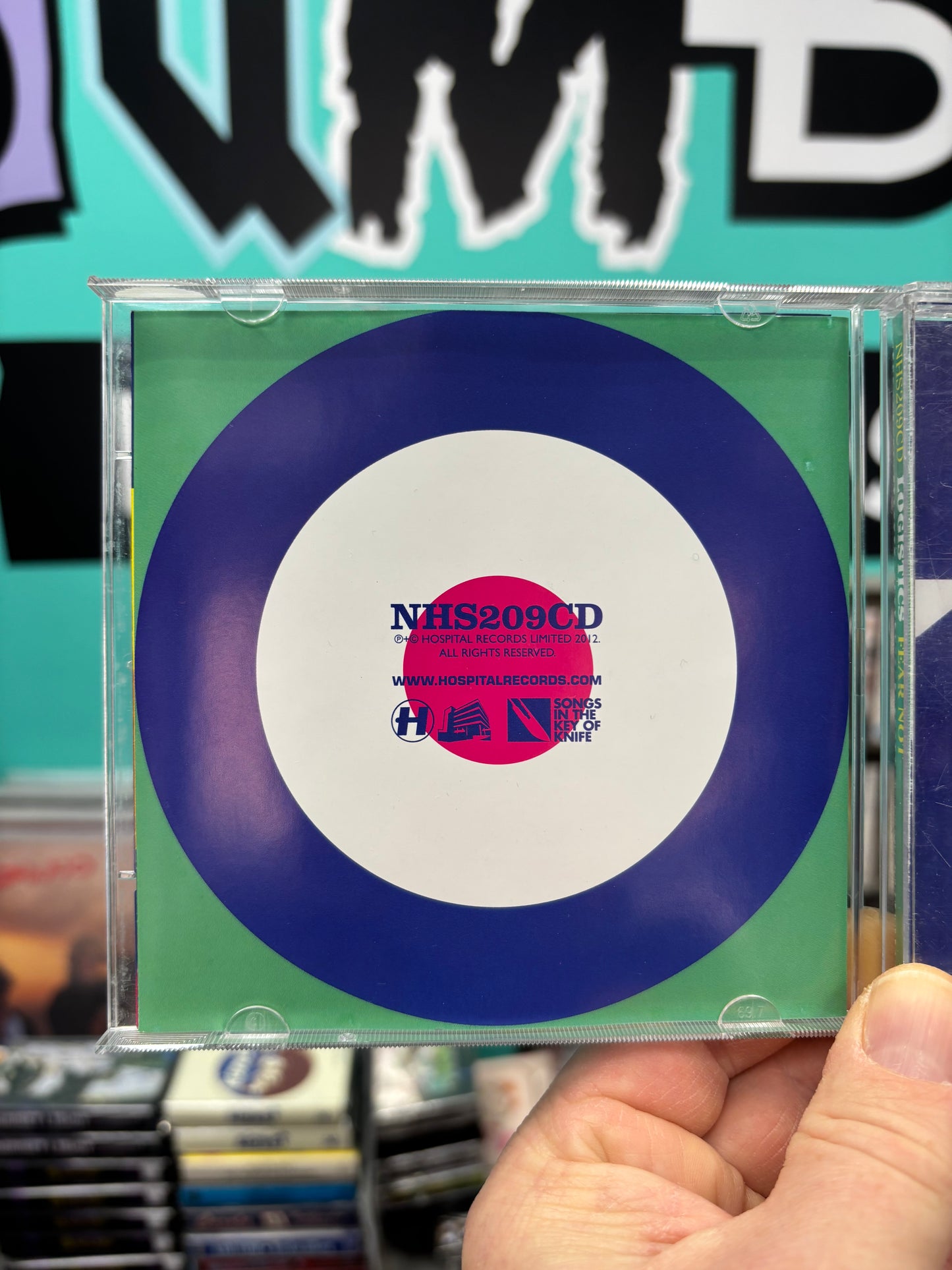 Logistics: Fear Not, CD, Hospital Records, UK 2012