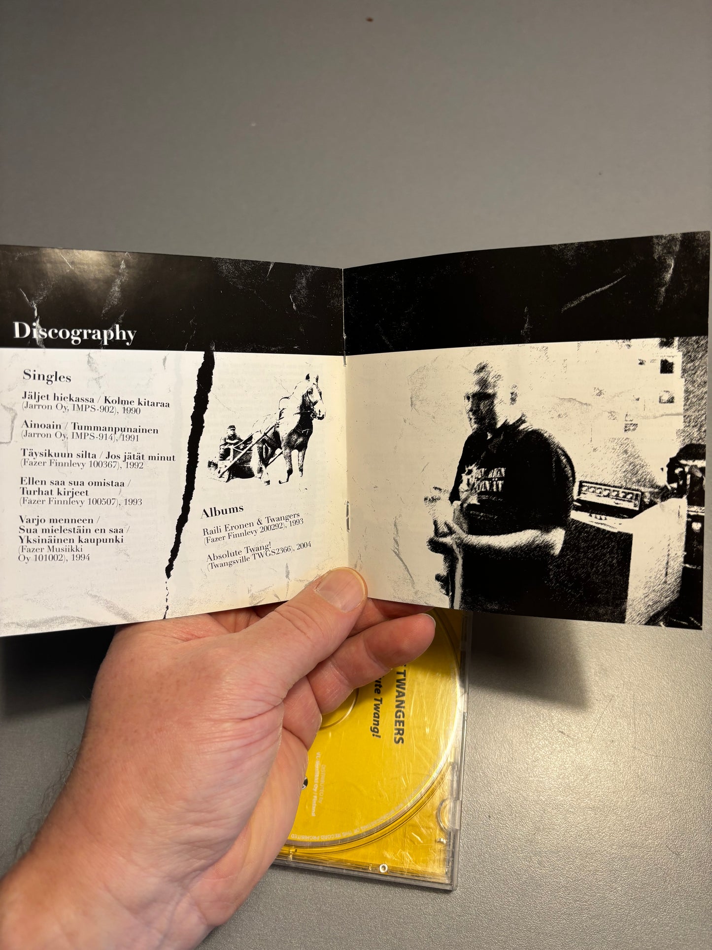 The Twangers: Absolute Twang!, CD, Only pressing, Twangsville Productions, Finland 2004