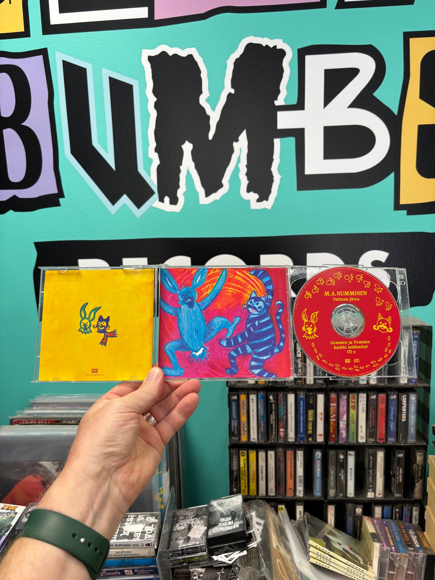 M.A. Numminen: Valtava jänis - Gommin ja Pommin kaikki seikkailut, 2CD, Only pressing, compilation, remastered, EMI Finland, Finland 2002