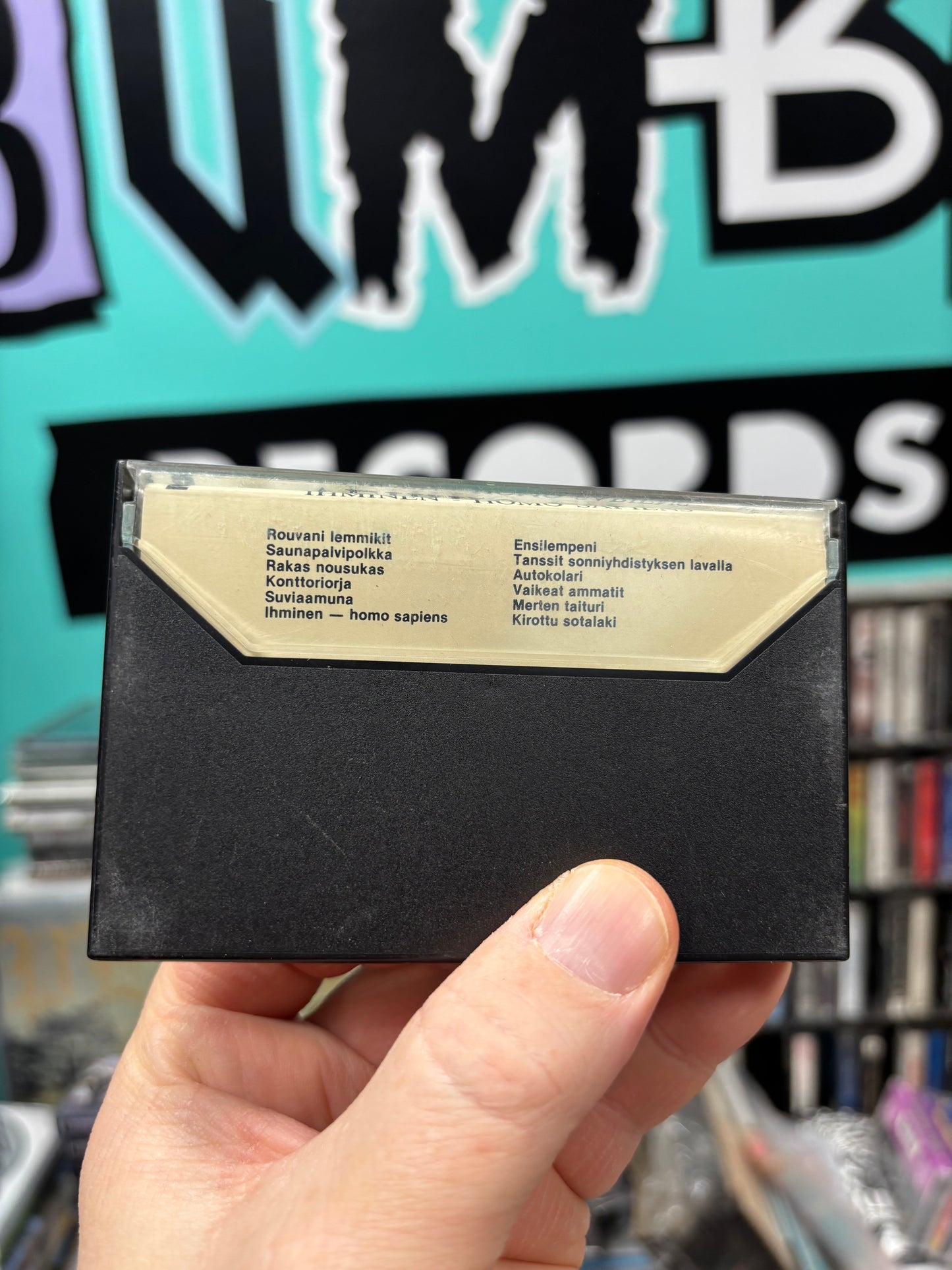 Veikko Lavi: Ihminen - Homo Sapiens, cassette, Only cassette pressing, RCA Victor, Finland 1982