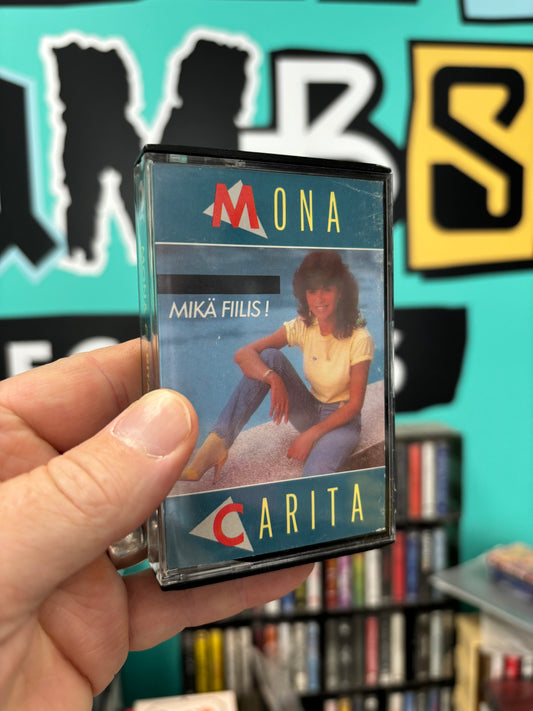 Mona Carita: Mikä Fiilis!, C-cassette, Only cassette pressing, Finnlevy, Finland 1983