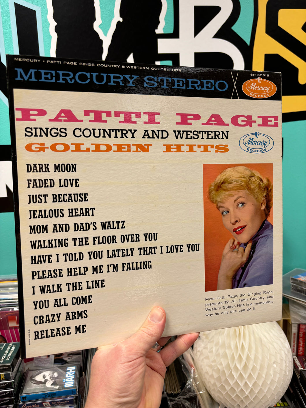 Patti Page: Patti Page Sings Country And Western Golden Hits, LP, US 1961