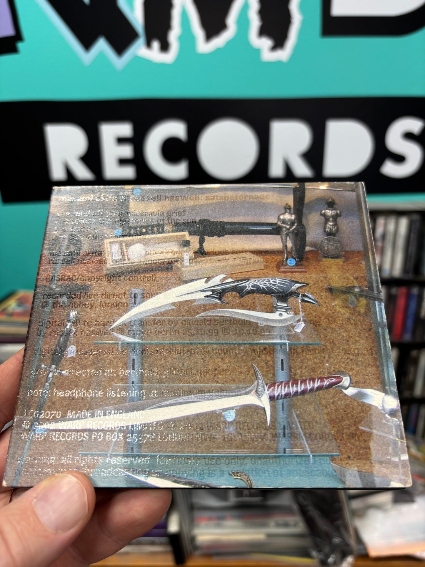 Masami Akita & Russell Haswell: Satanstornade, CD, Warp Records, UK 2002