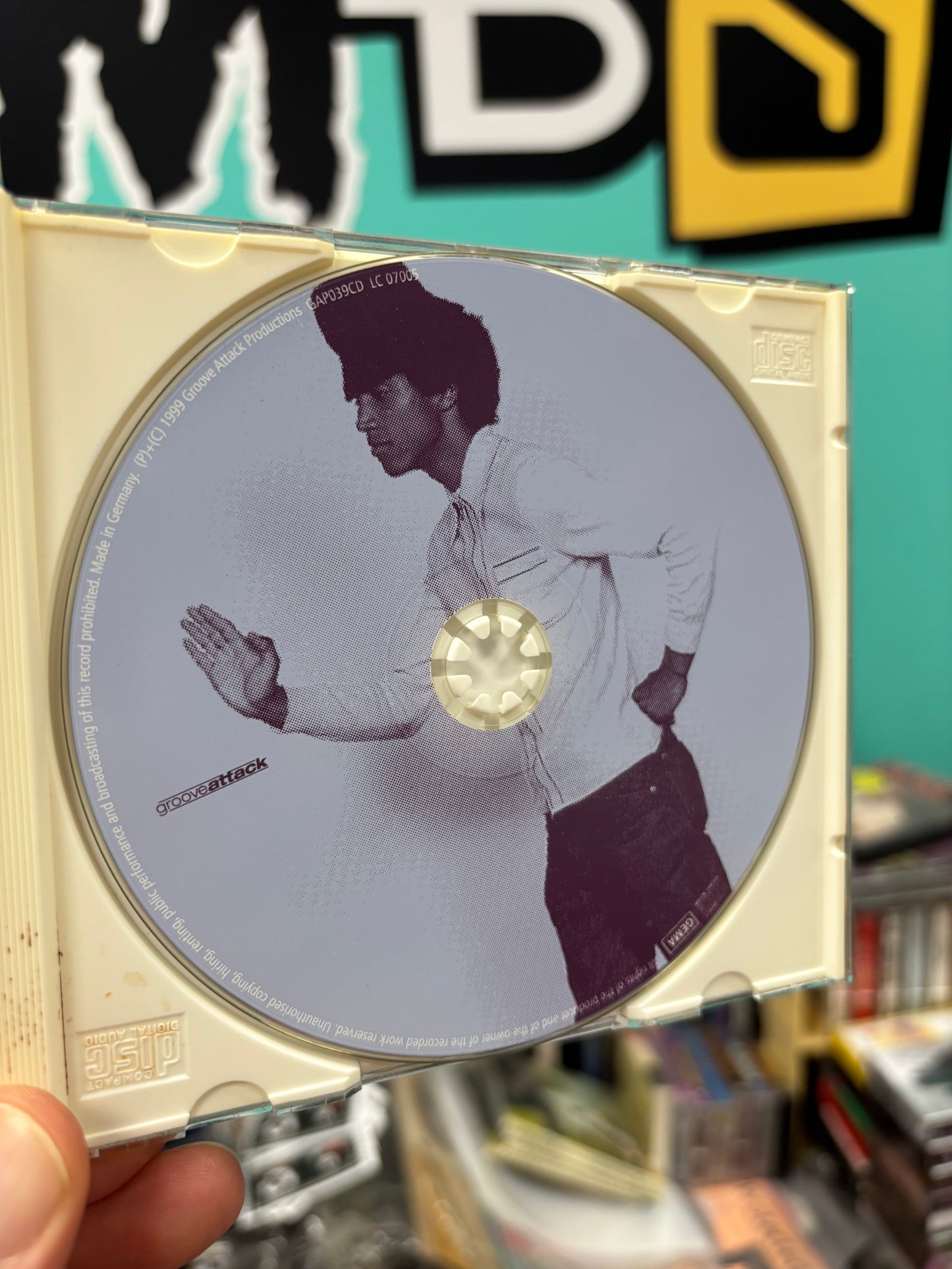 Superrappin - The Album, CD, 1st pressing, Groove Attack Productions, Germany 1999