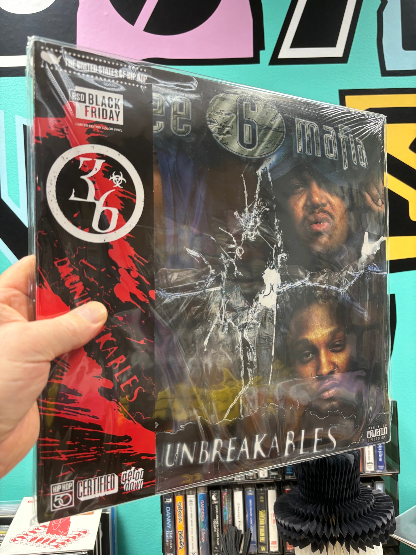 CRAZYALE‼️🔥‼️🔥‼️🔥‼️Three 6 Mafia: Da Unbreakables, 2LP, reissue, Limited Edition, RSD, Translucent Blue Marble vinyls, US 2023
