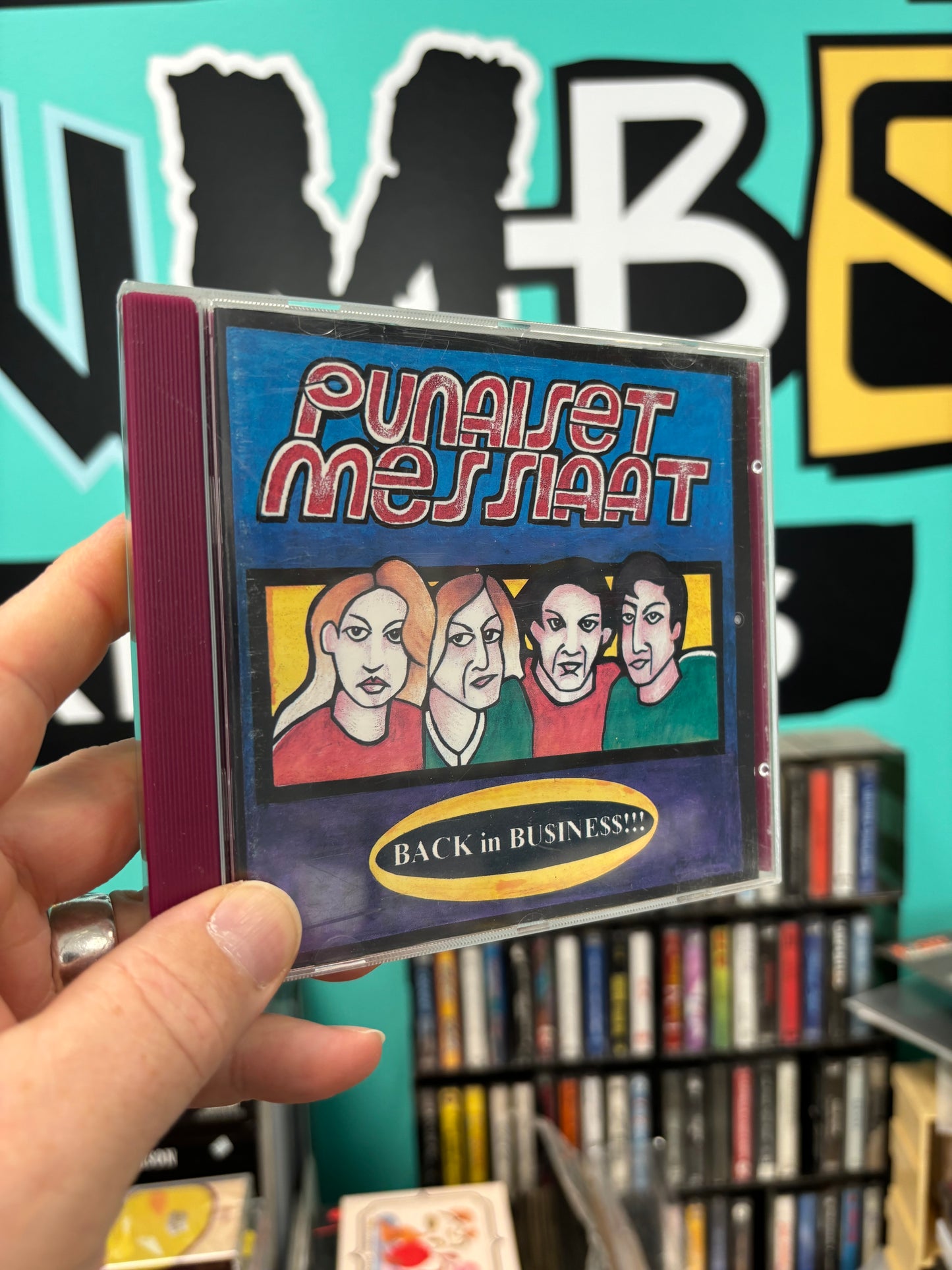 Punaiset Messiaat: Back In Bu$ine$$!!!, CD, Only CD pressing, Levy-Yhtiö, Finland 1995