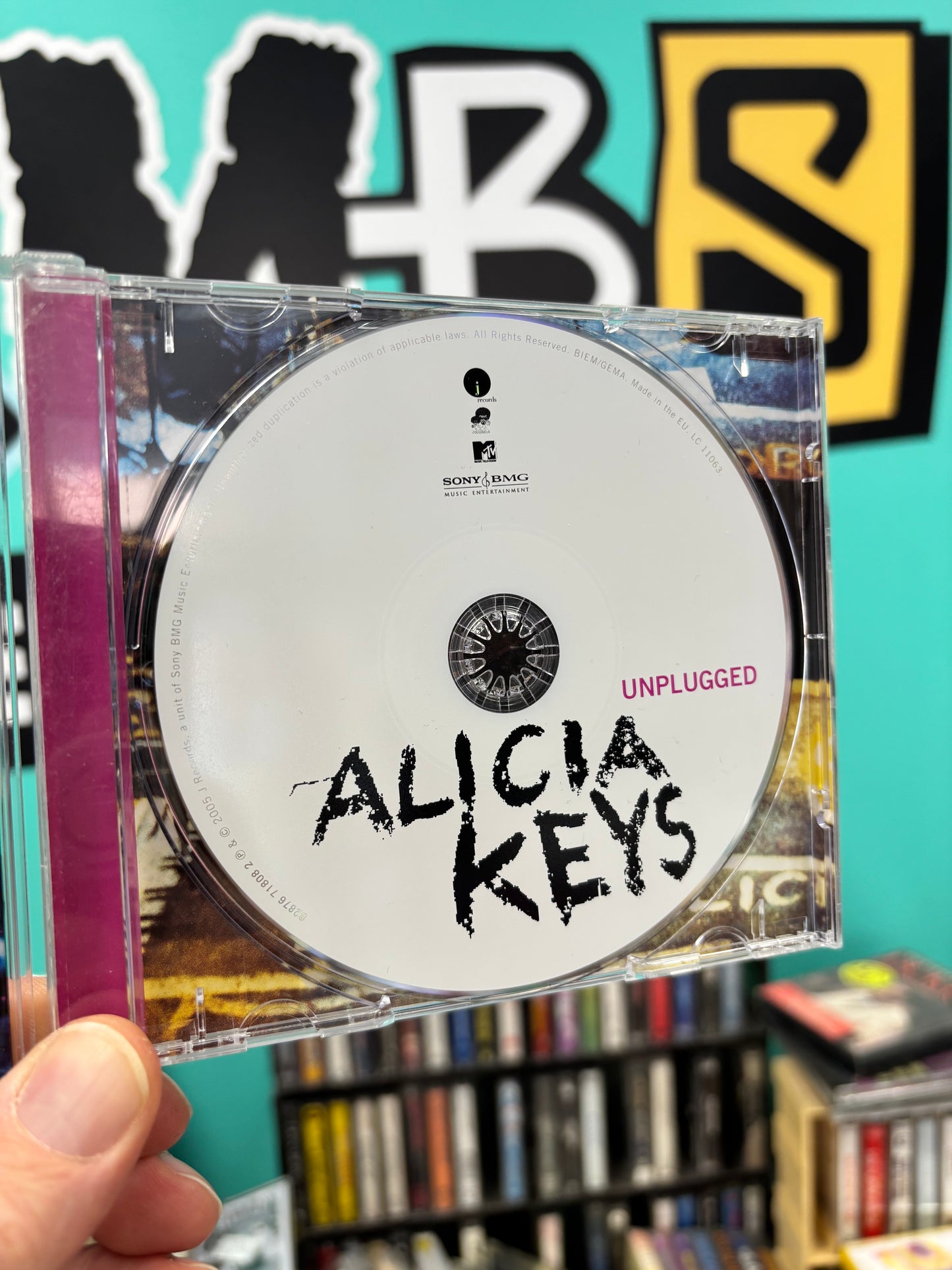 Alicia Keys: Unplugged, CD, J Records, Europe 2005