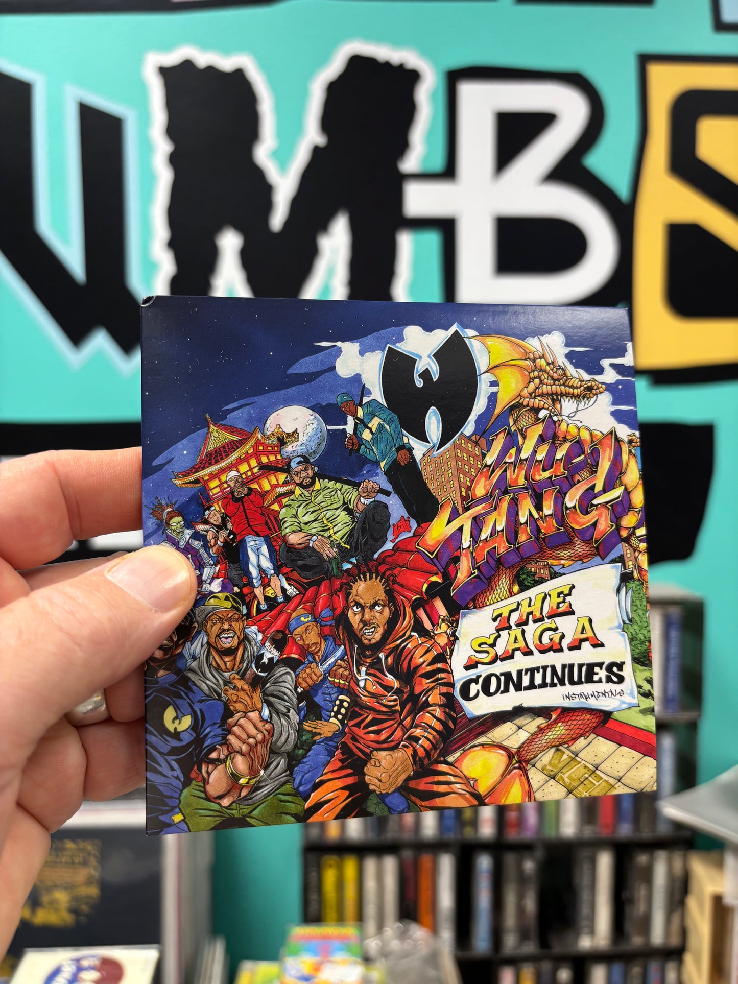 Wu-Tang: The Saga Continues, Box Set, CD, CD instrumentals, 2LP gatefold purple vinyl, cartoon, t-shirt, rolling paper, Limited Edition, 36 Chambers, eOne, SPV, UK & Europe 2017