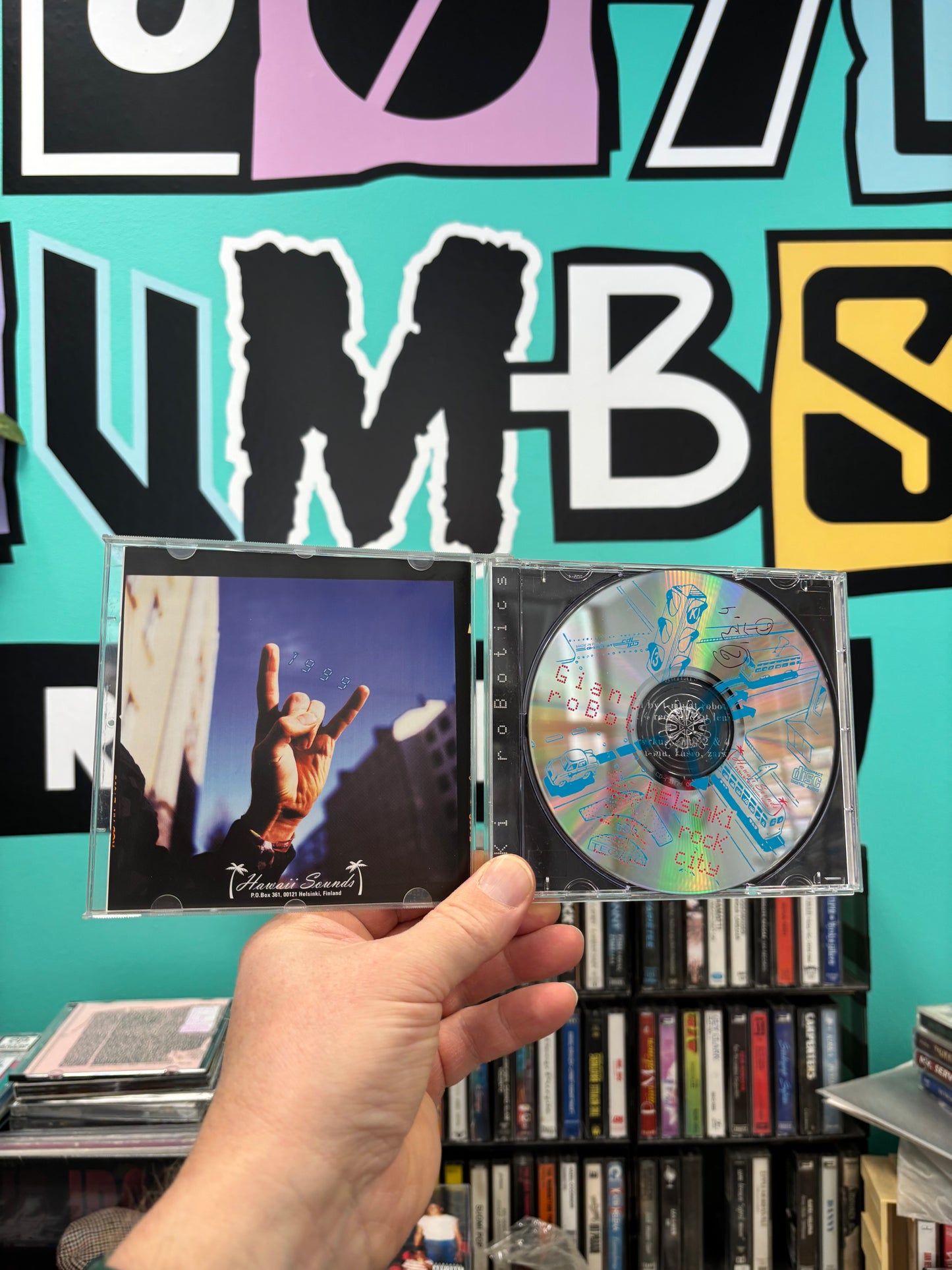 Giant Robot: Helsinki Rock City, CD, Only CD pressing, Maxi-Single, Hawaii Sounds, Finland 1999