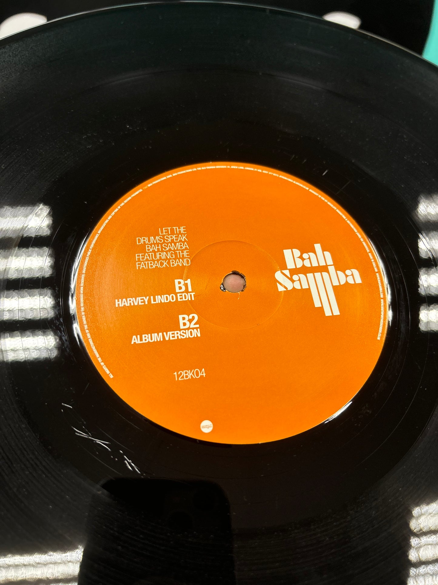 Bah Samba Featuring The Fatback Band: Let The Drums Speak, 12inch, Only pressing, BKO Productions Ltd., UK 2005